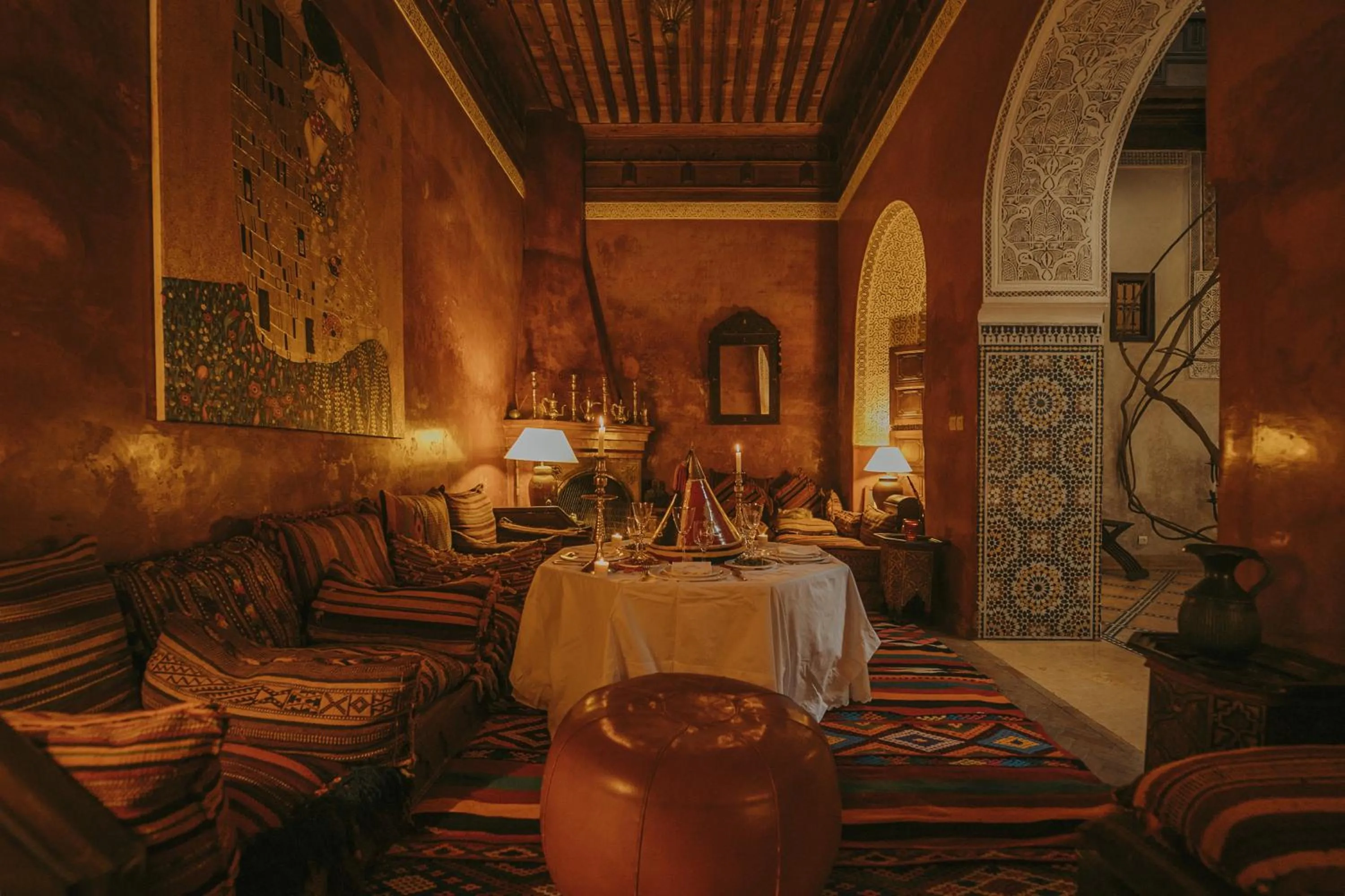Living room in Riad Samsara