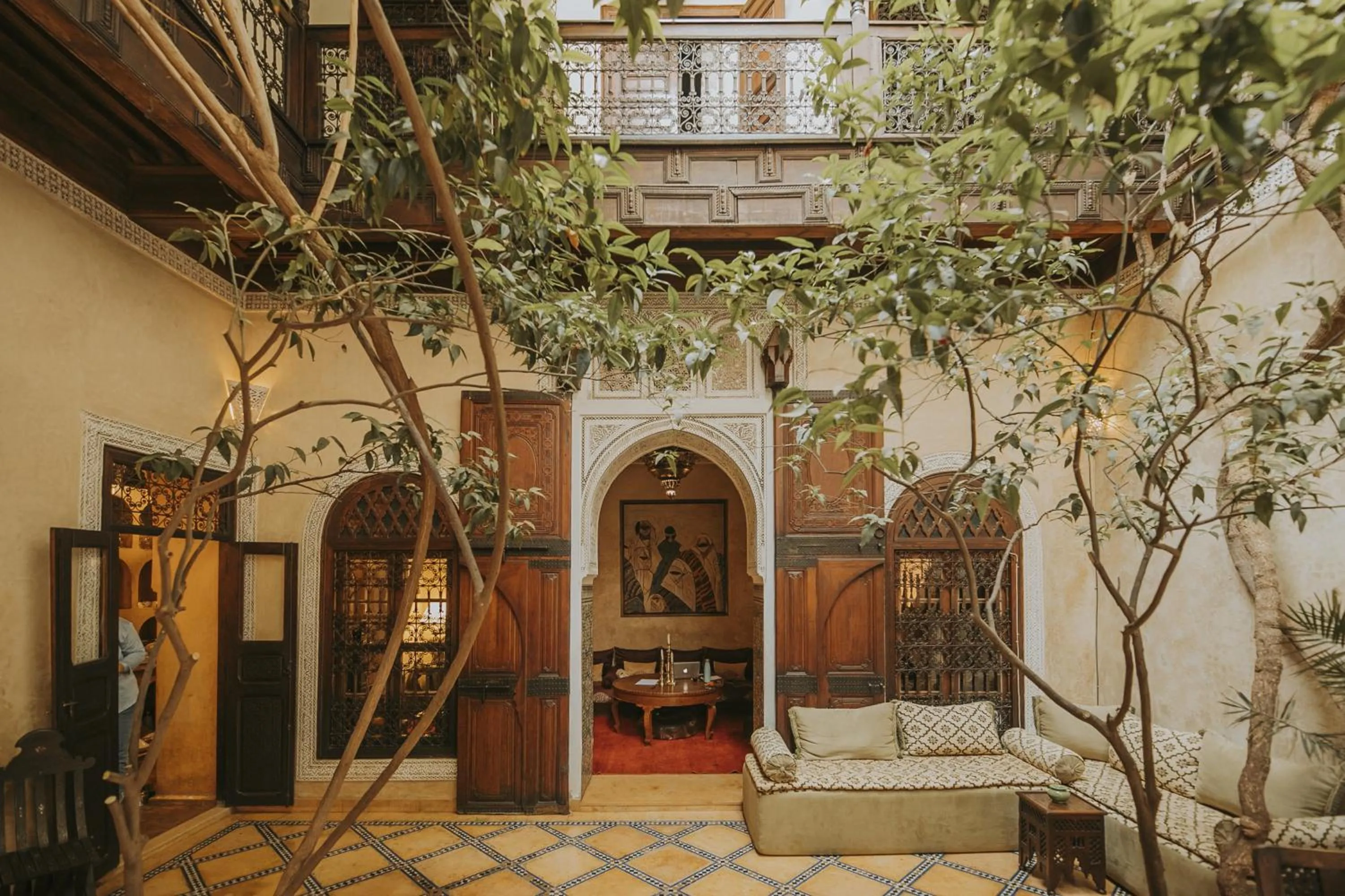 Patio in Riad Samsara