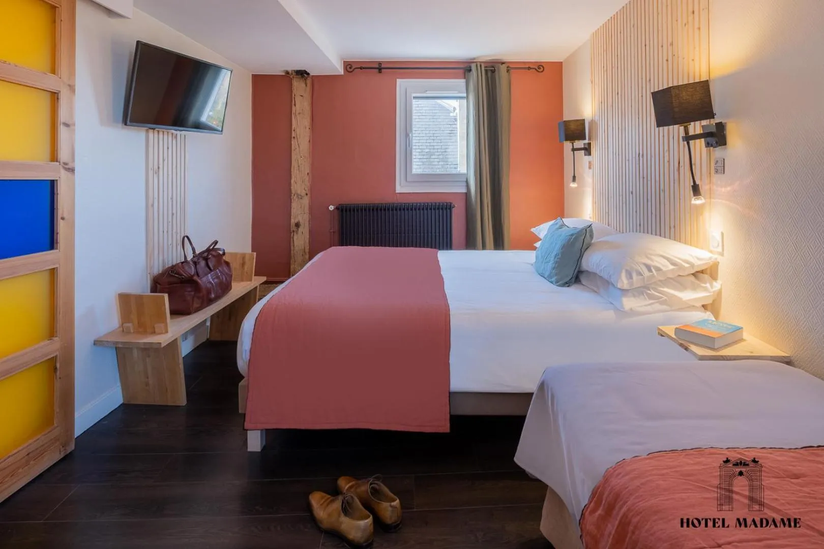 Bedroom, Bed in Hôtel Madame