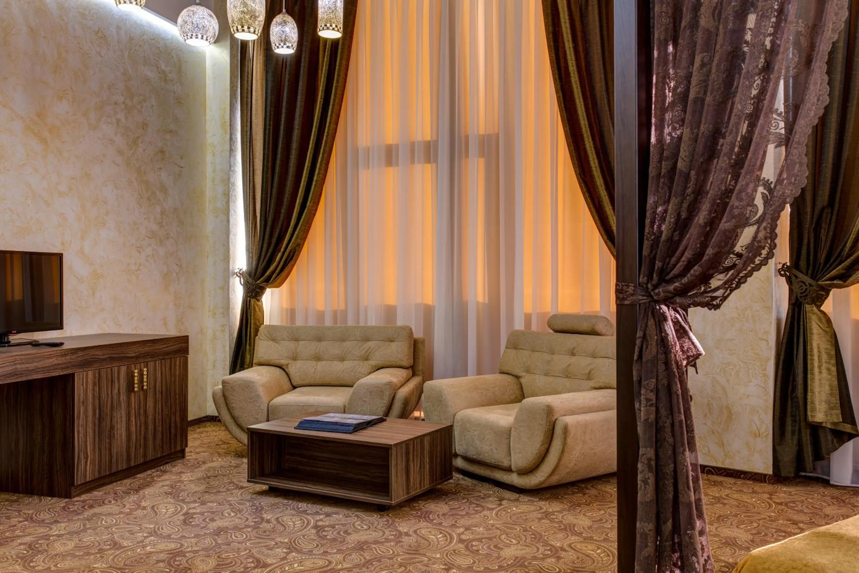 Decorative detail in Khan-Chinar Hotel