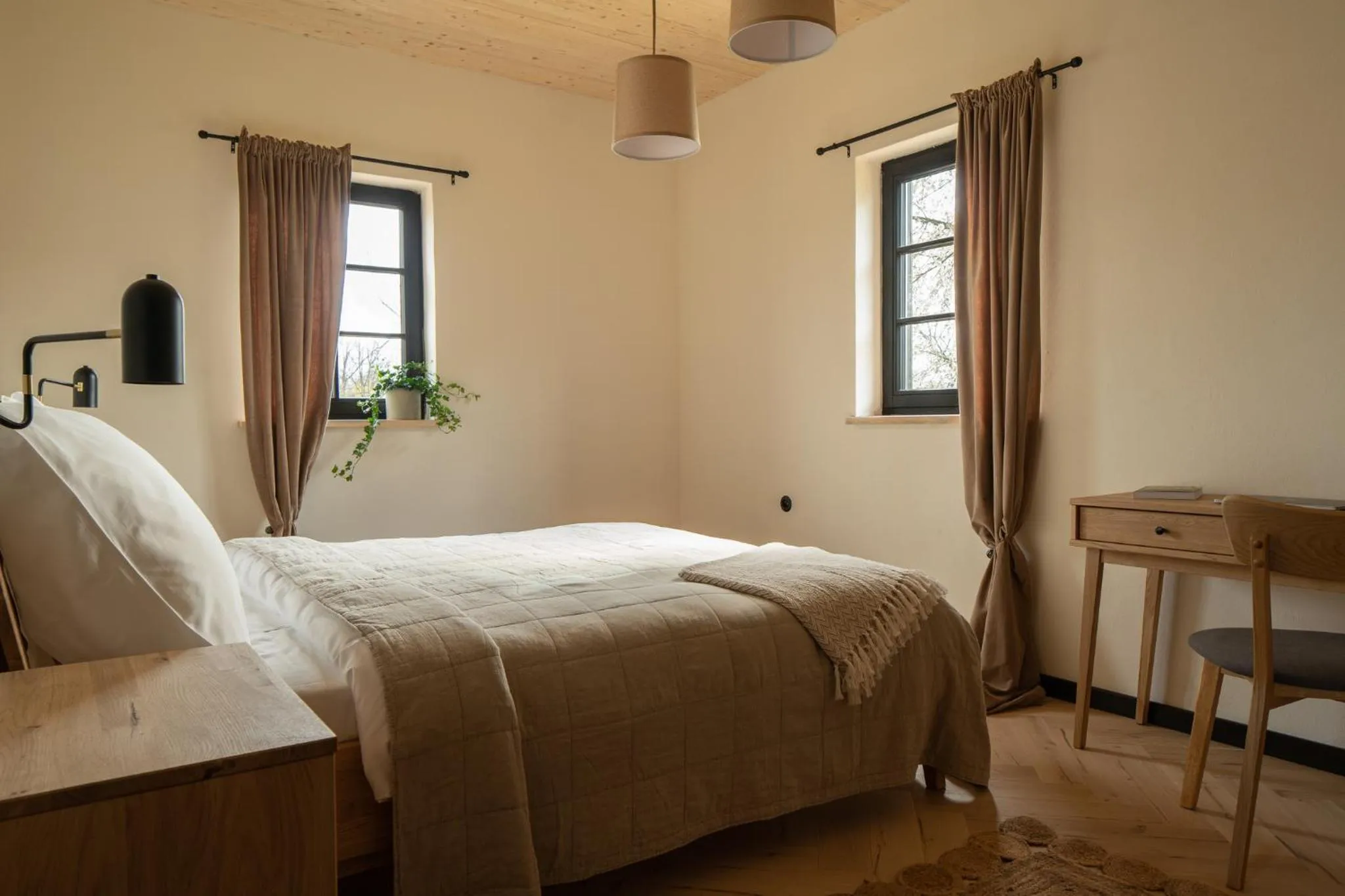 Bedroom, Bed in Villa Greta