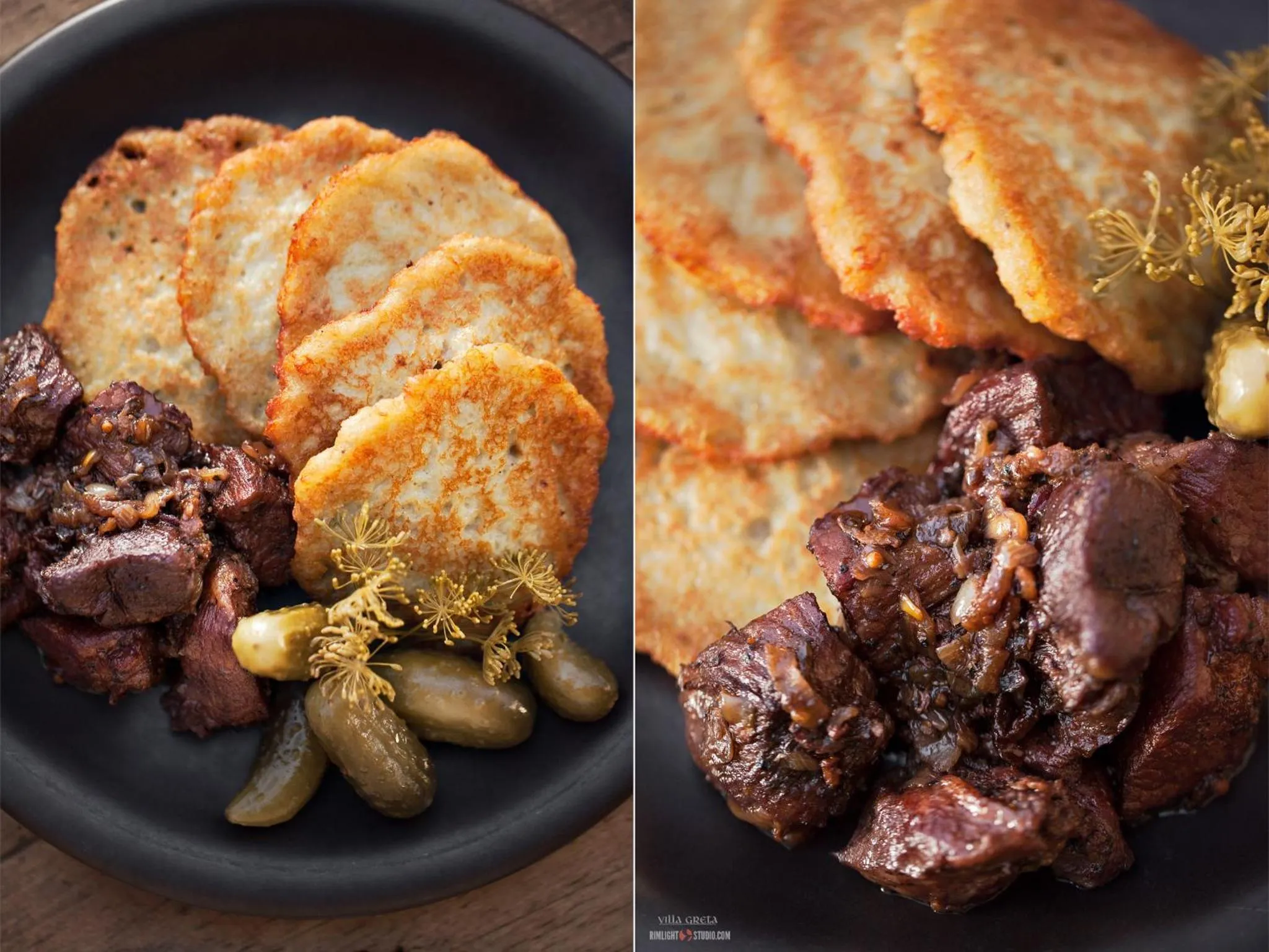 Food close-up in Villa Greta