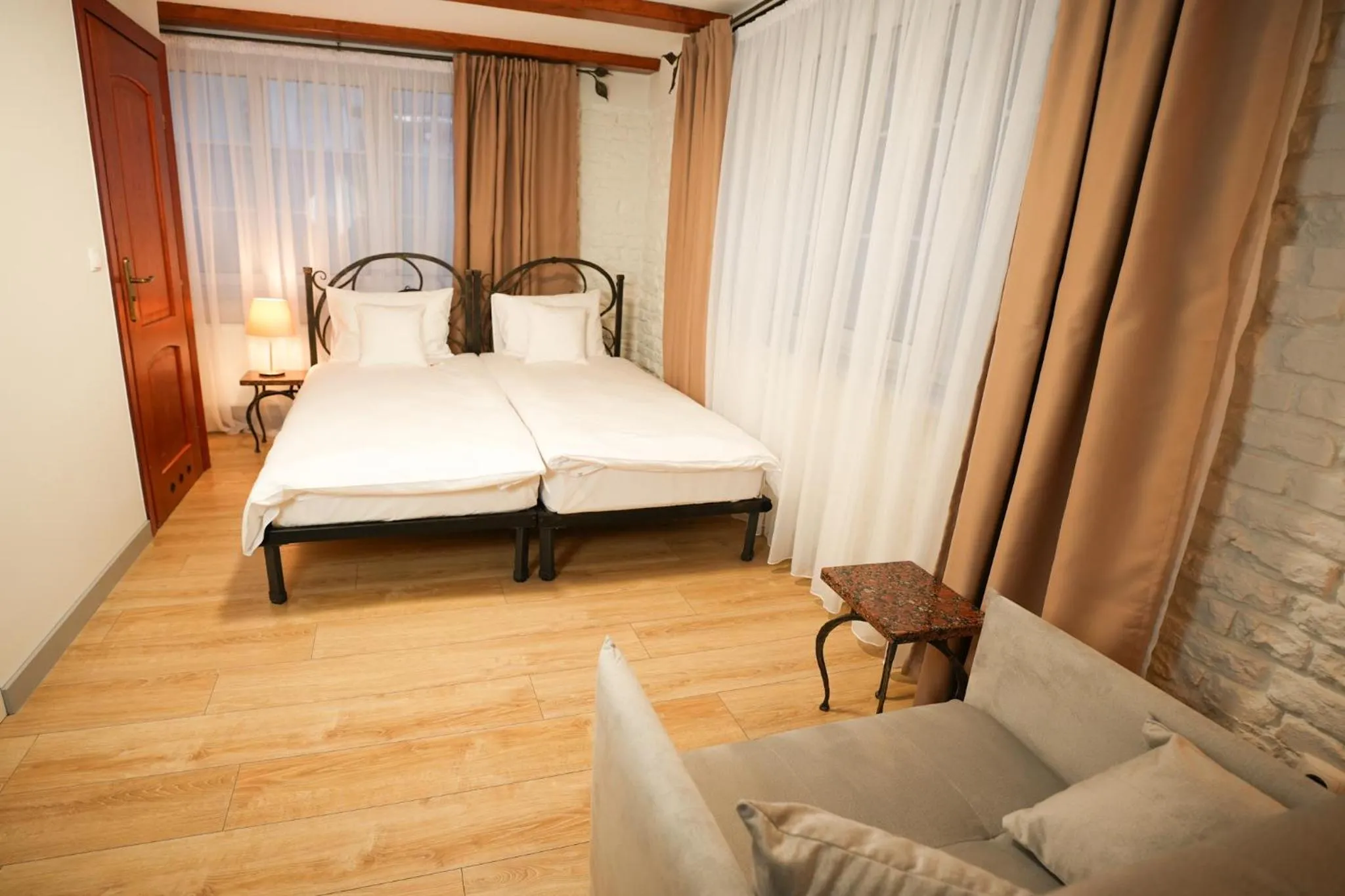 Bed in Villa Admiral