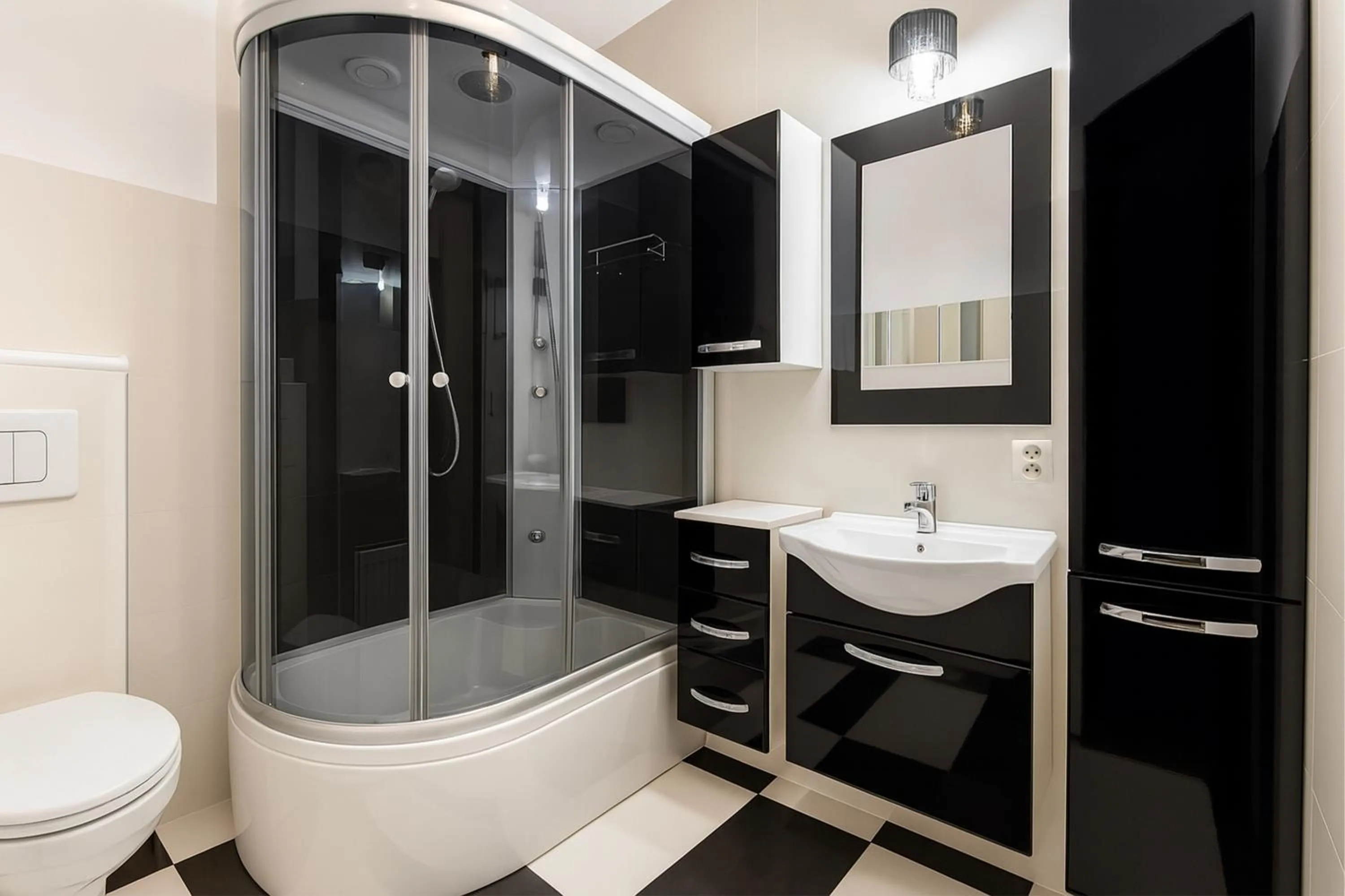 Shower in Noclegi Europa