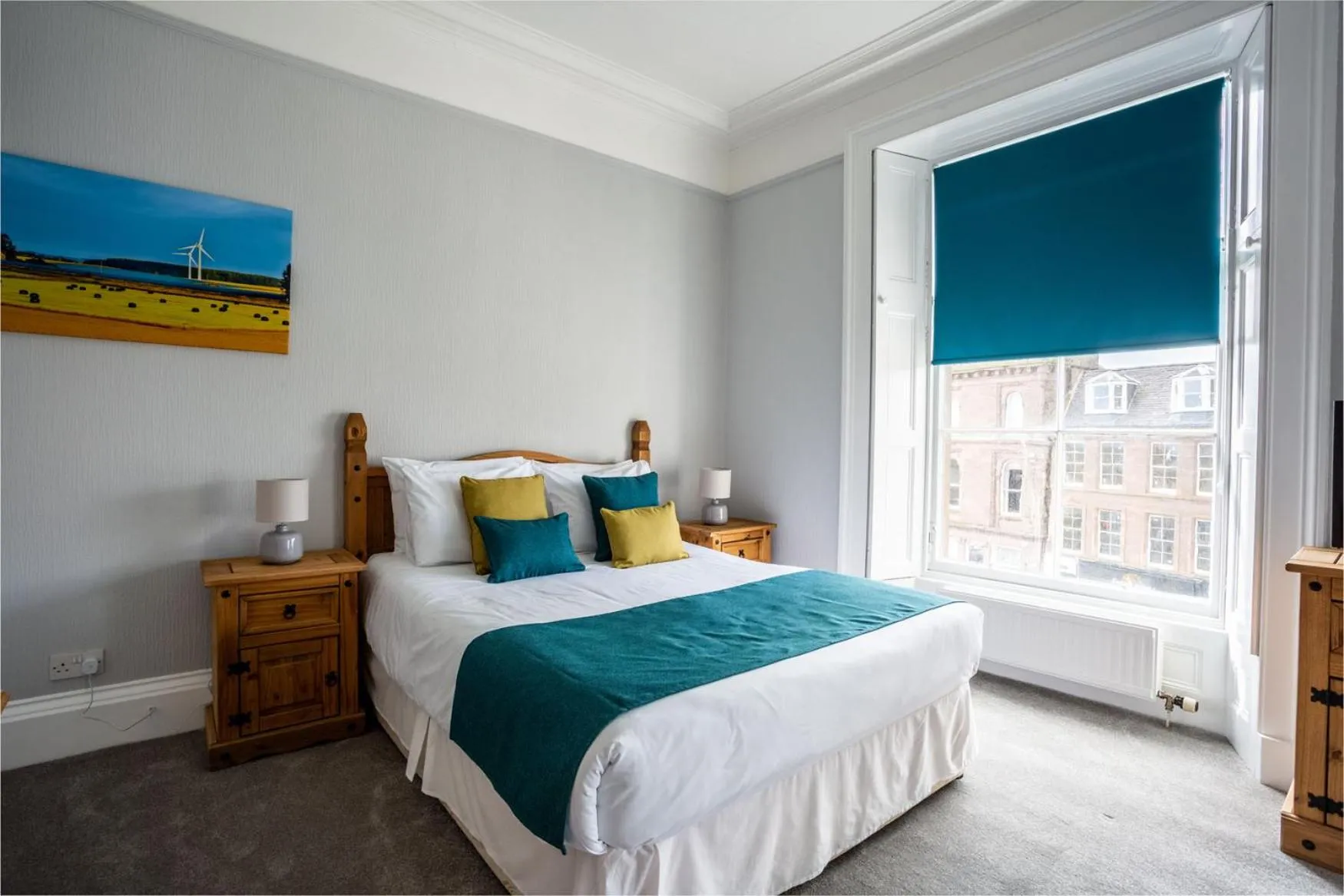 Bed in The Juniper Rooms