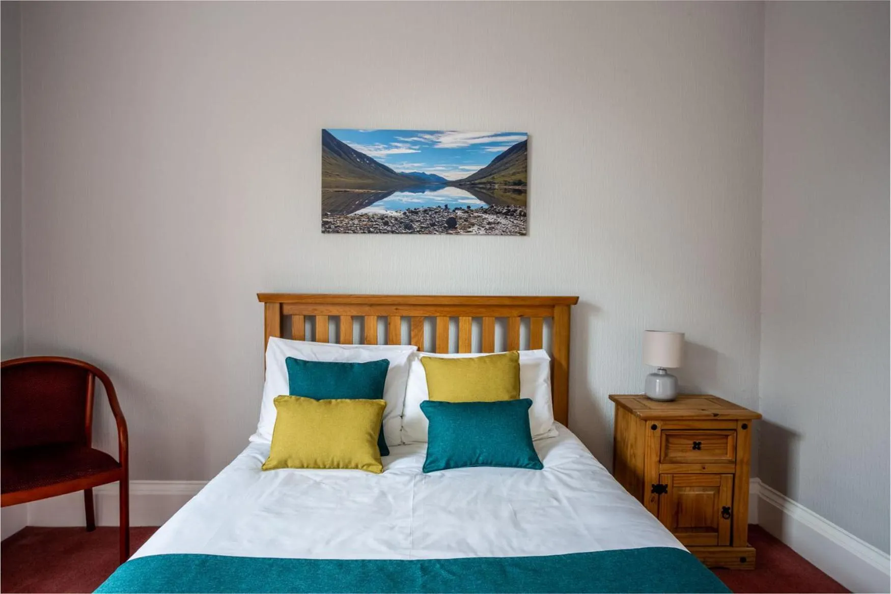 Bed in The Juniper Rooms
