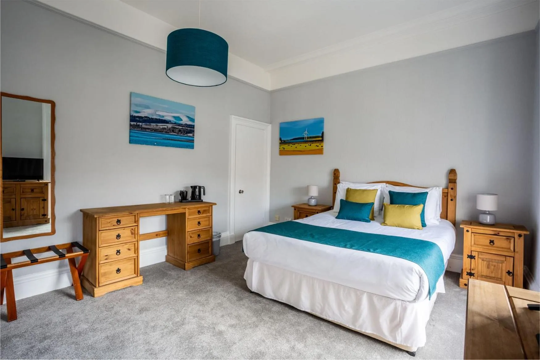 Bed in The Juniper Rooms