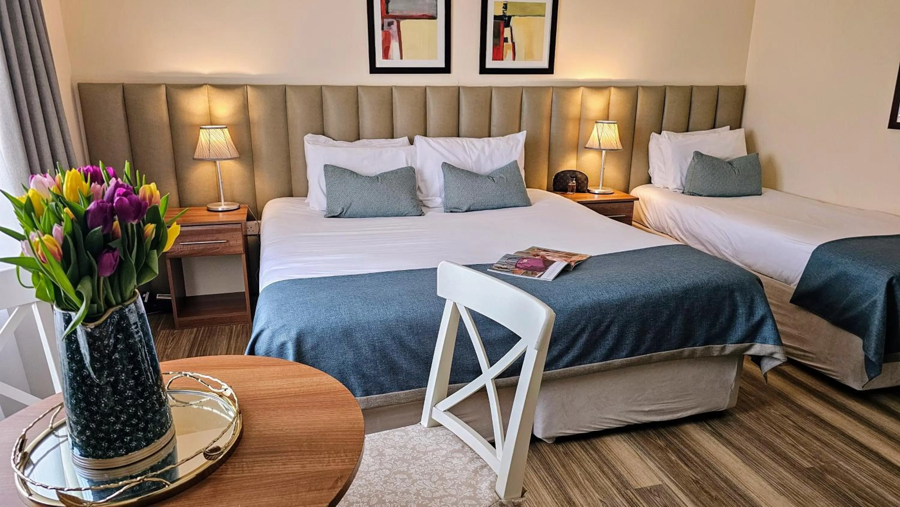 Bed in Moycarn Lodge & Marina