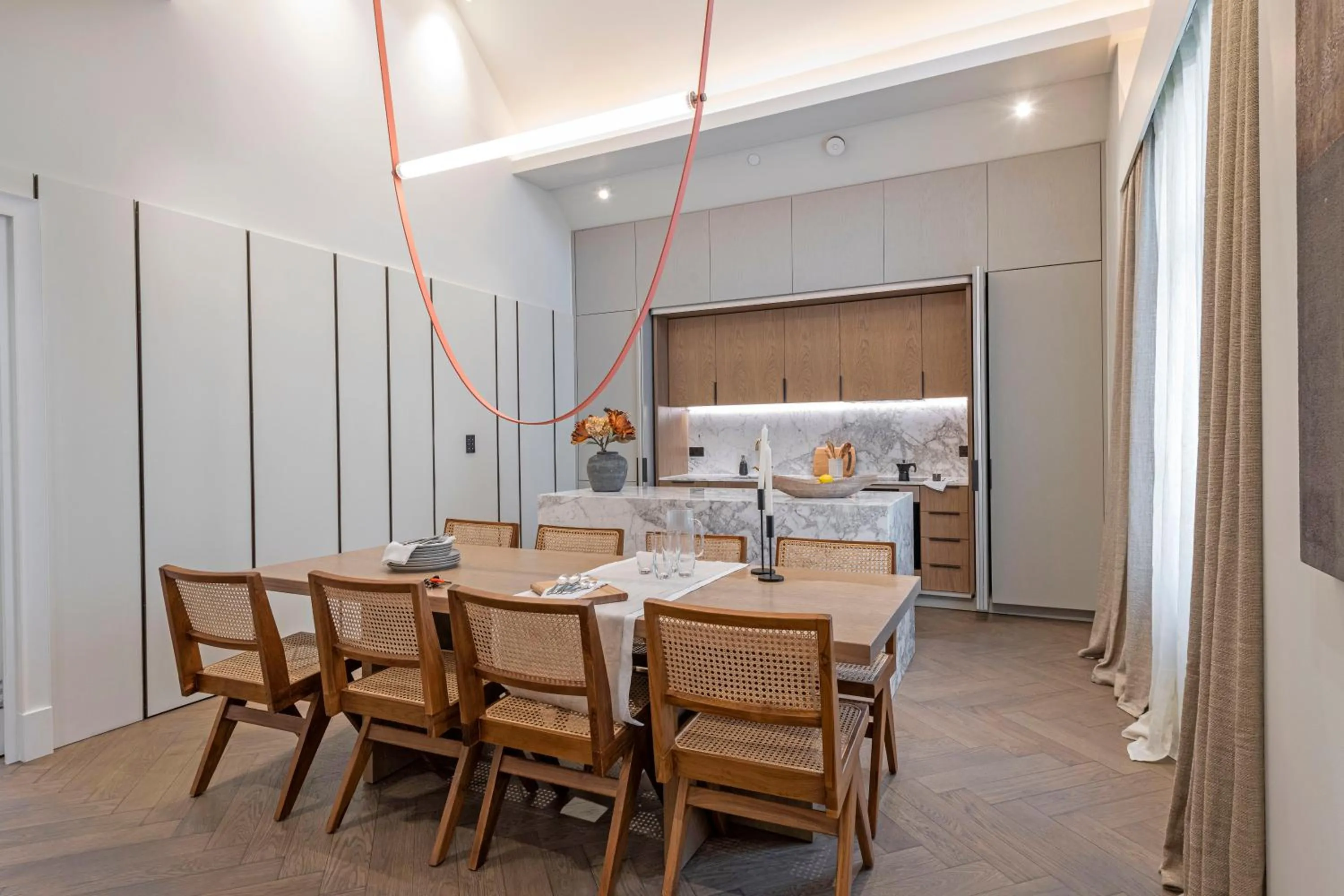 Dining area in Covent Garden Piazza by Stayo