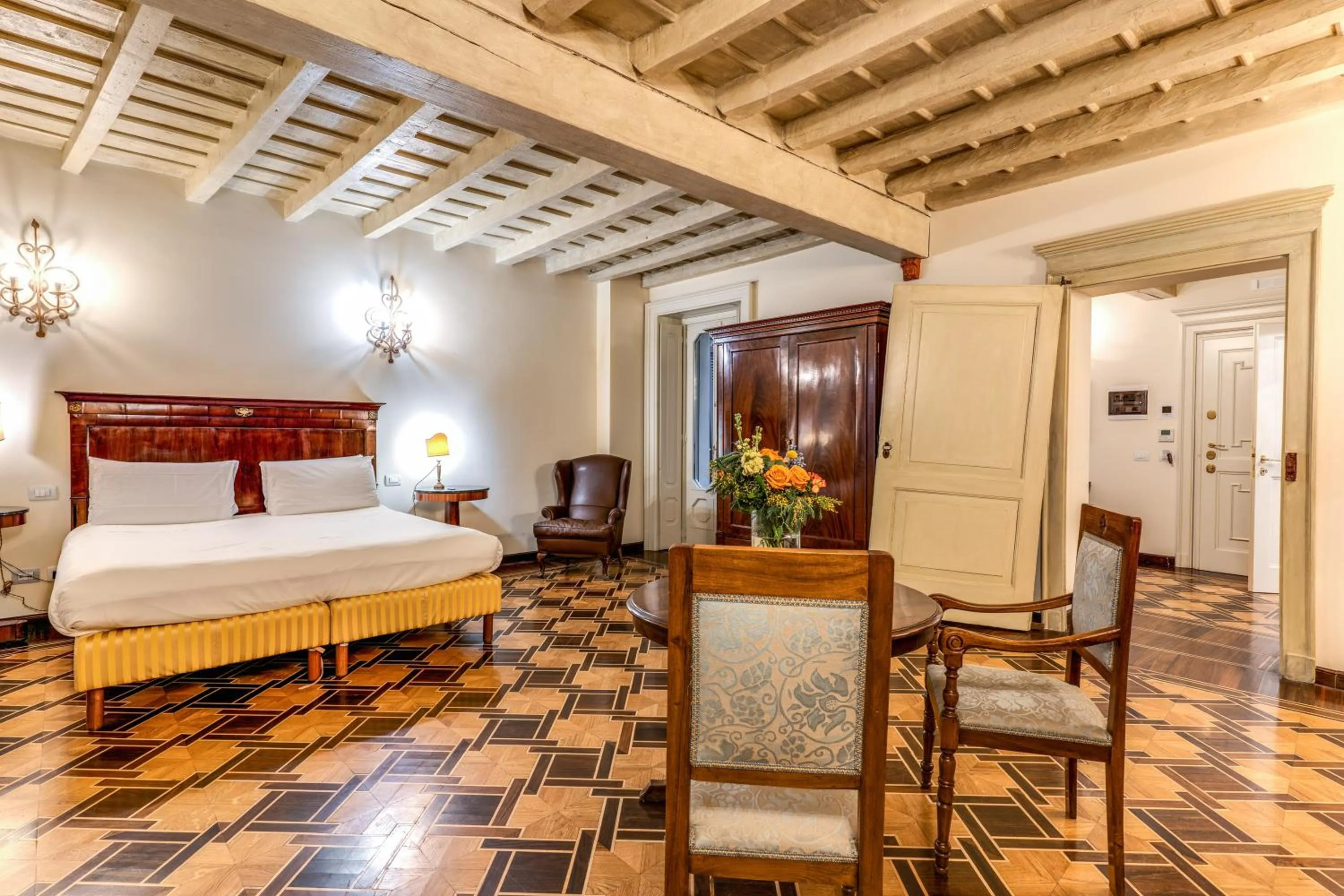 Bed in Hotel Santa Marta Suites