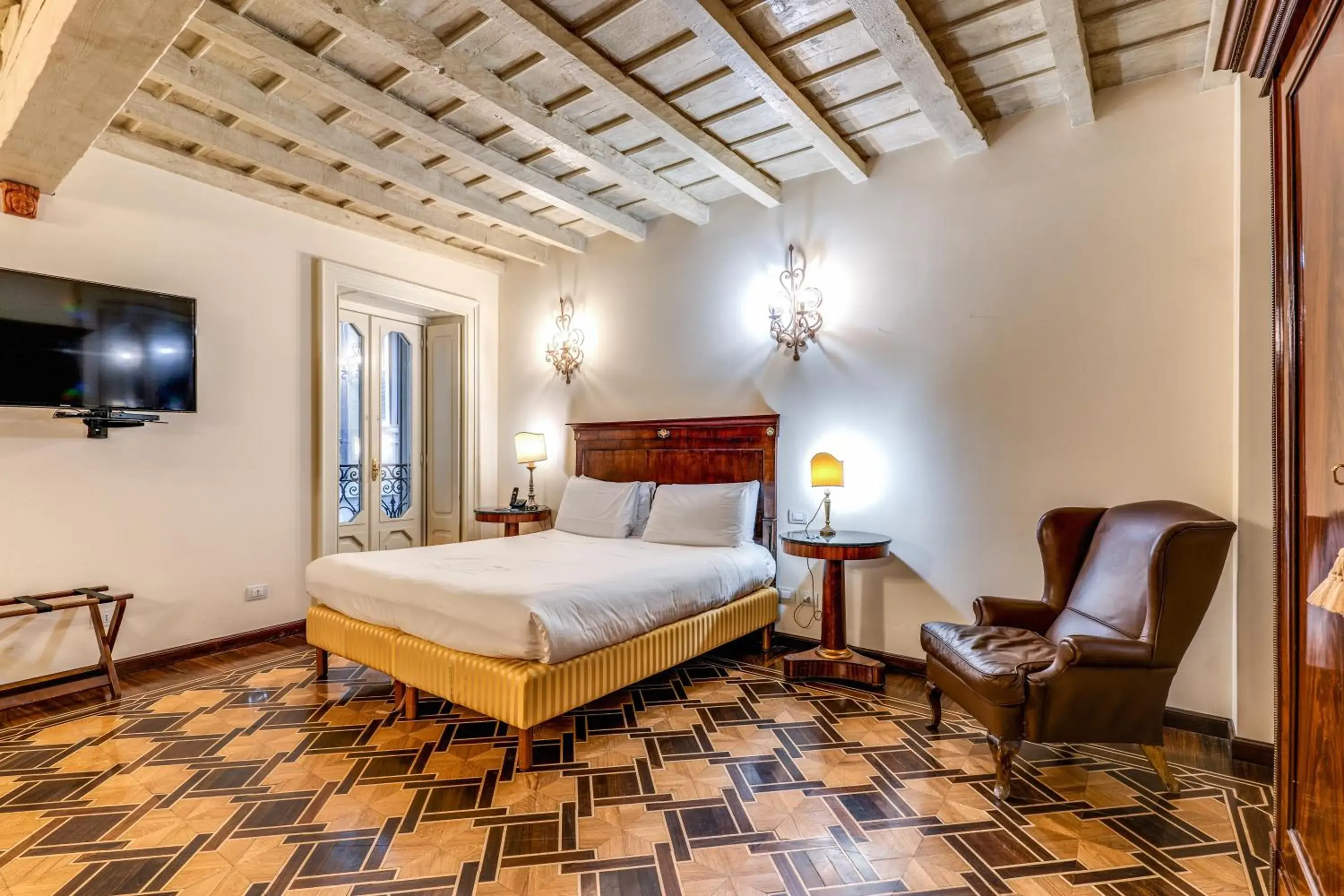 Bed in Hotel Santa Marta Suites Bed in Hotel Santa Marta Suites