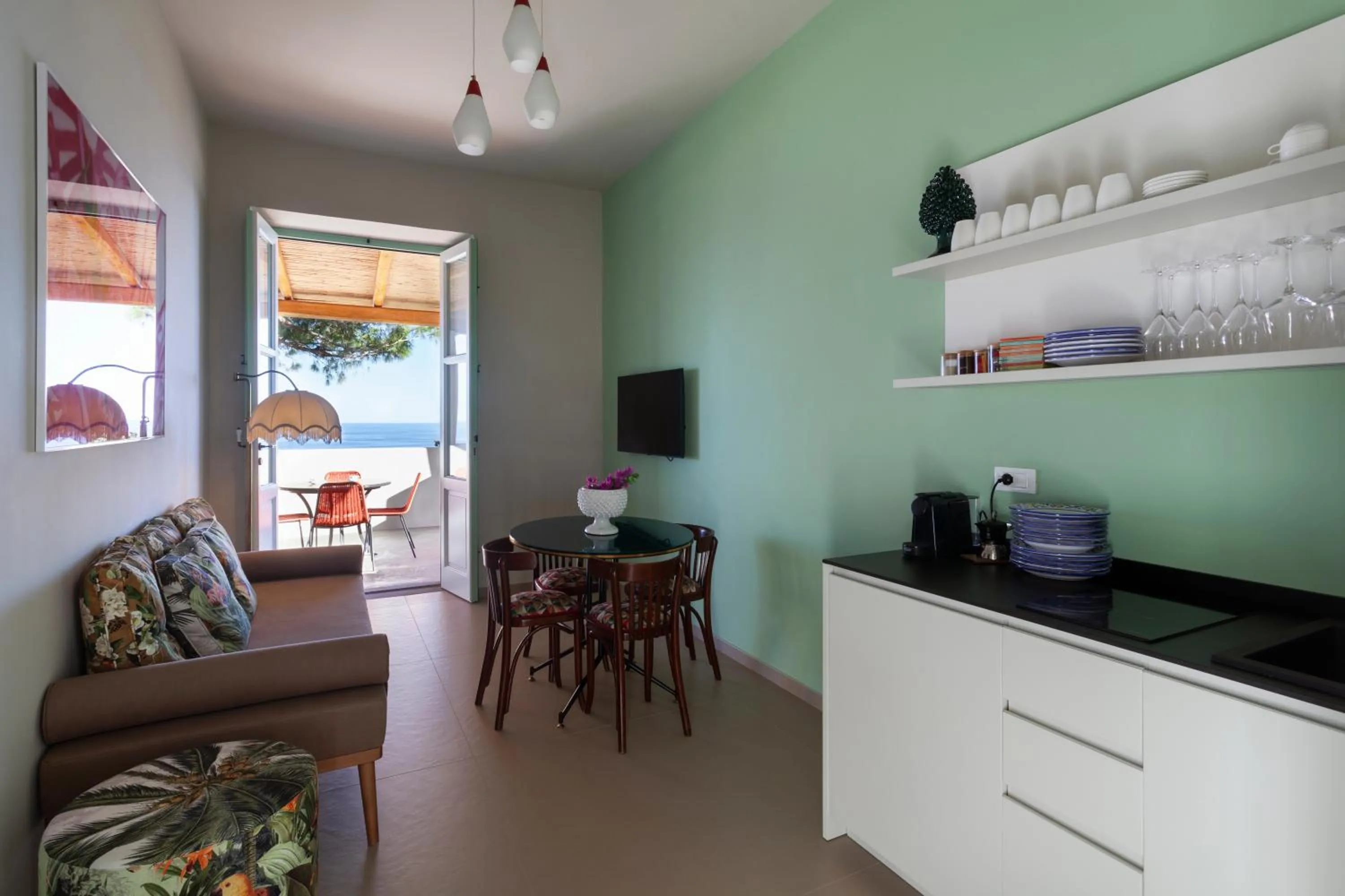Living room in Frangimare La Segreta