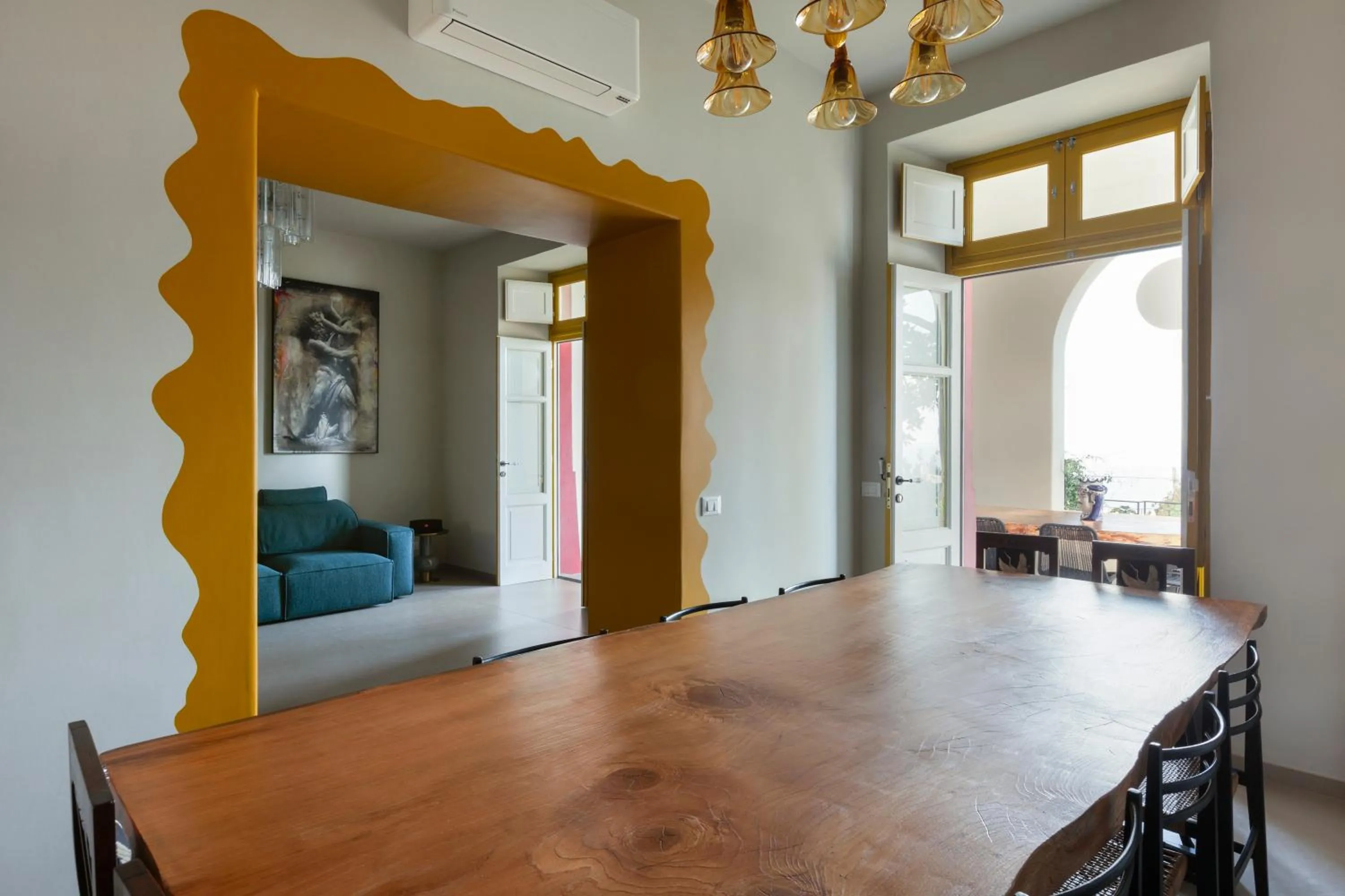 Living room in Frangimare La Segreta