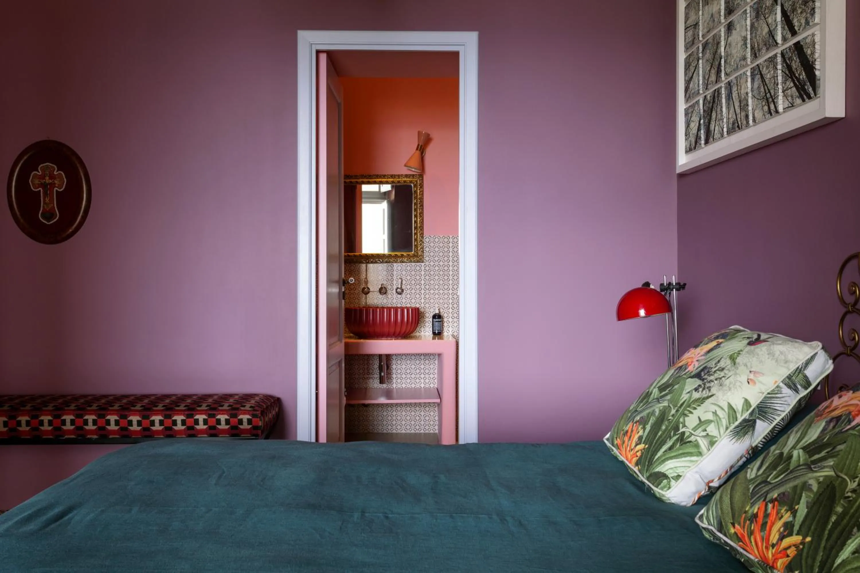 Bathroom, Bed in Frangimare La Segreta