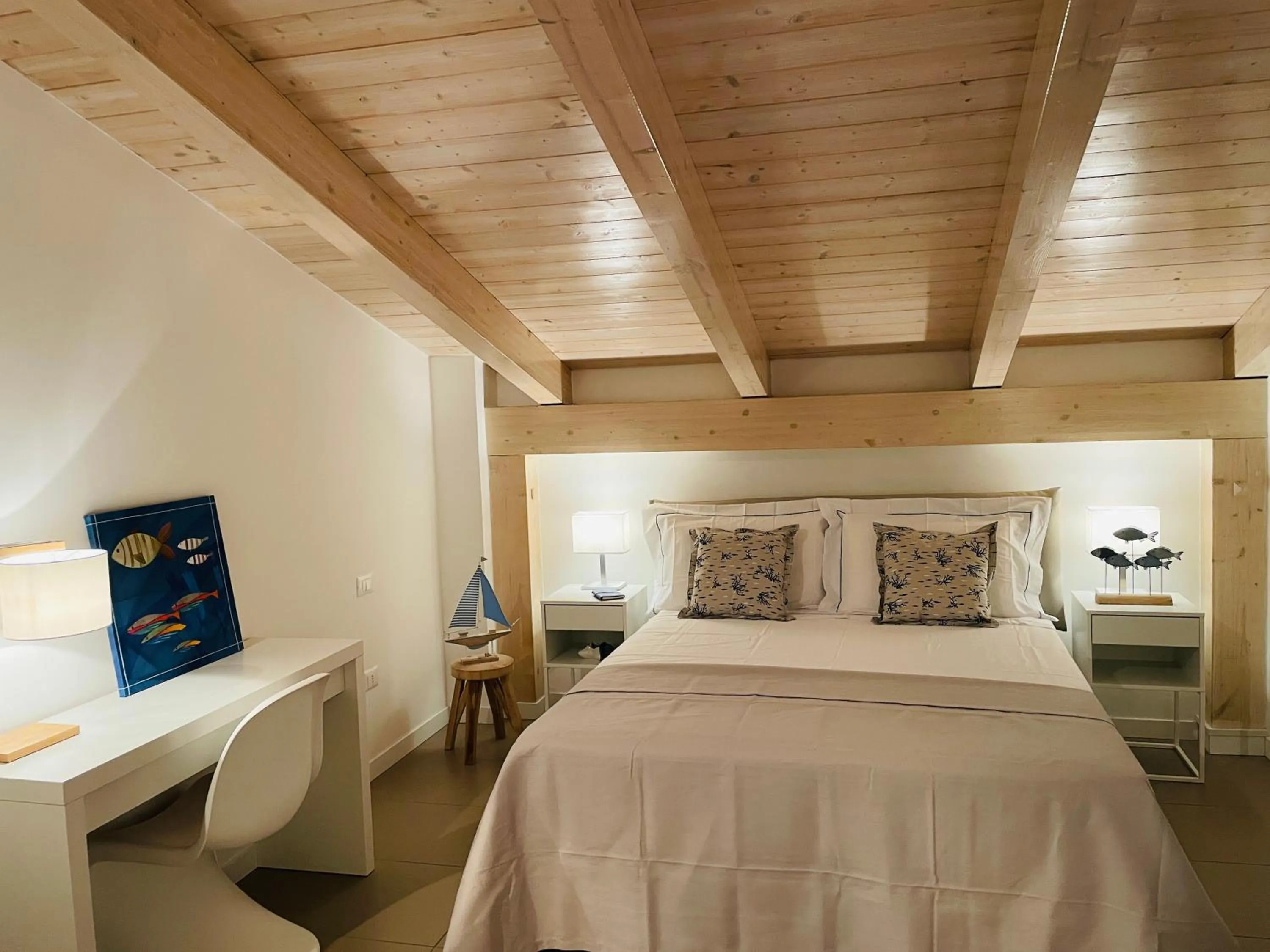 Bed in Villa Fiorentino