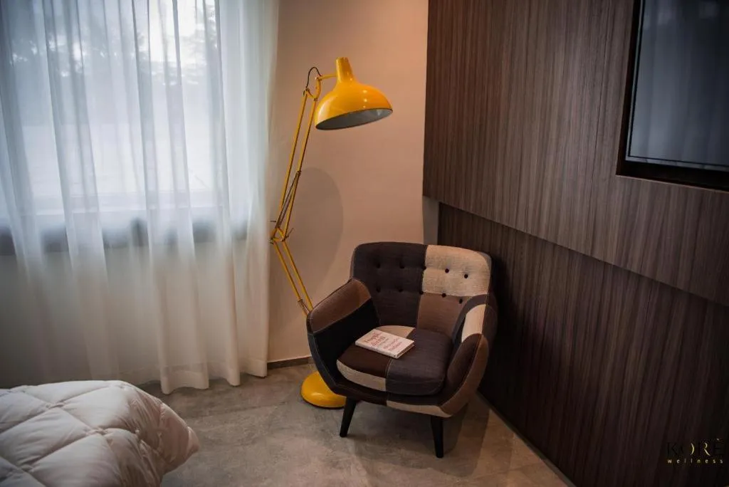 Seating area in Korè Hotel