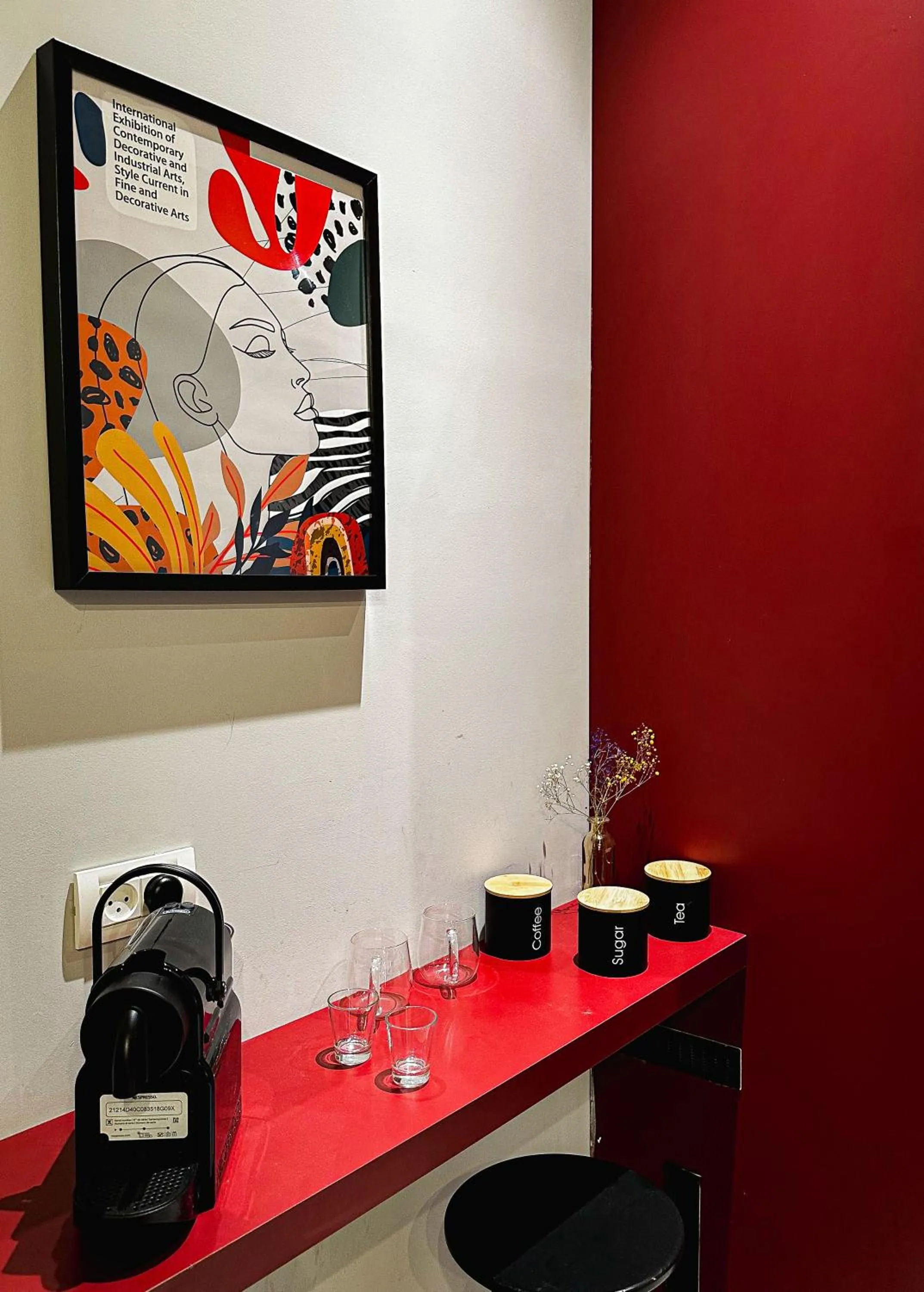 Decorative detail in Levinski Market Hotel