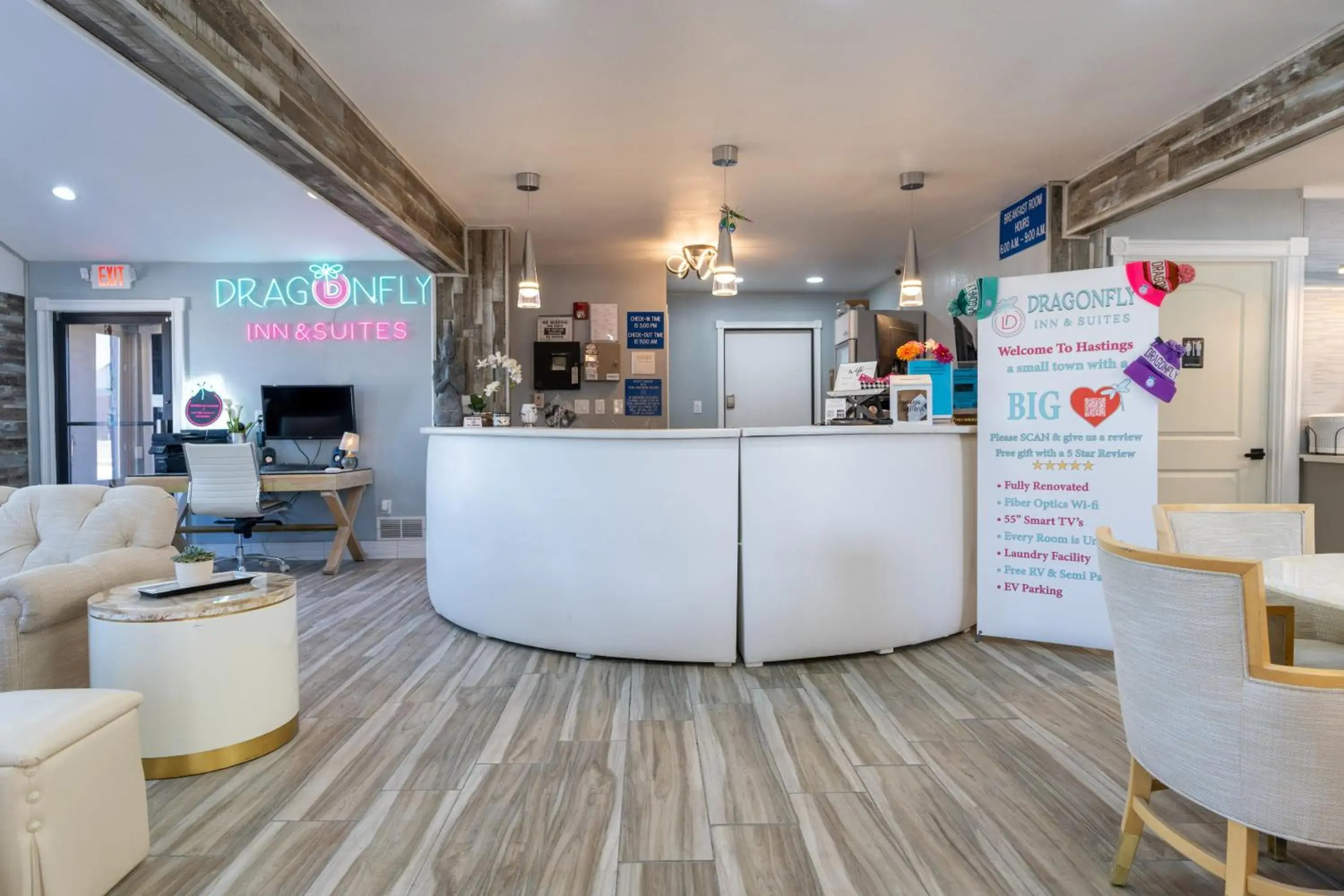 Lobby or reception in Dragonfly Inn & Suites Lobby or reception in Dragonfly Inn & Suites