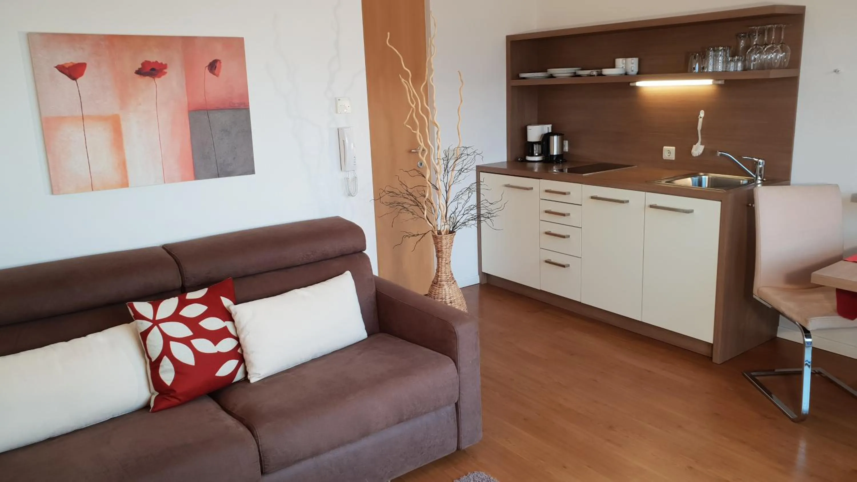 Kitchen or kitchenette in Appartements Dornach