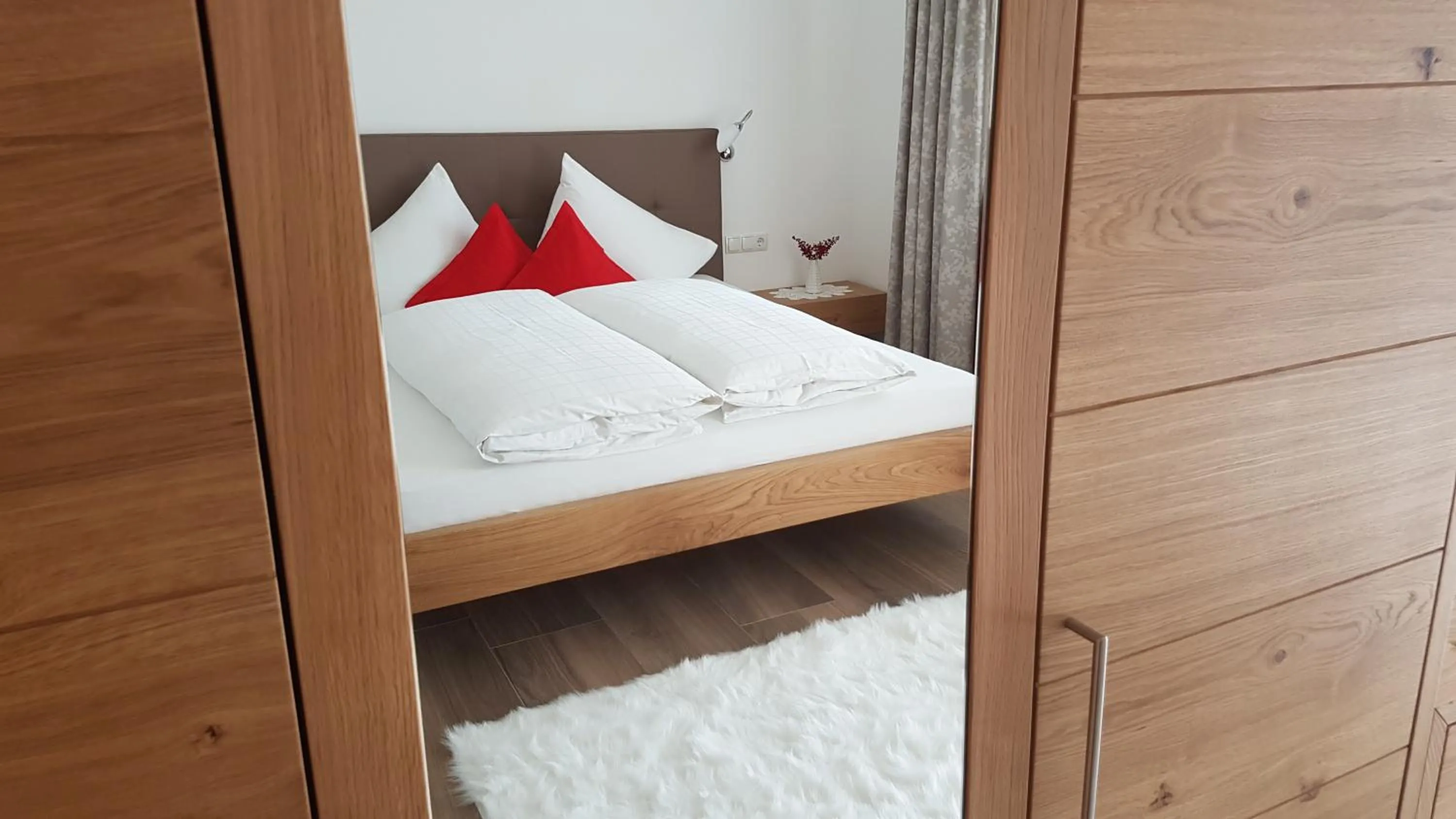 Bedroom, Bed in Appartements Dornach