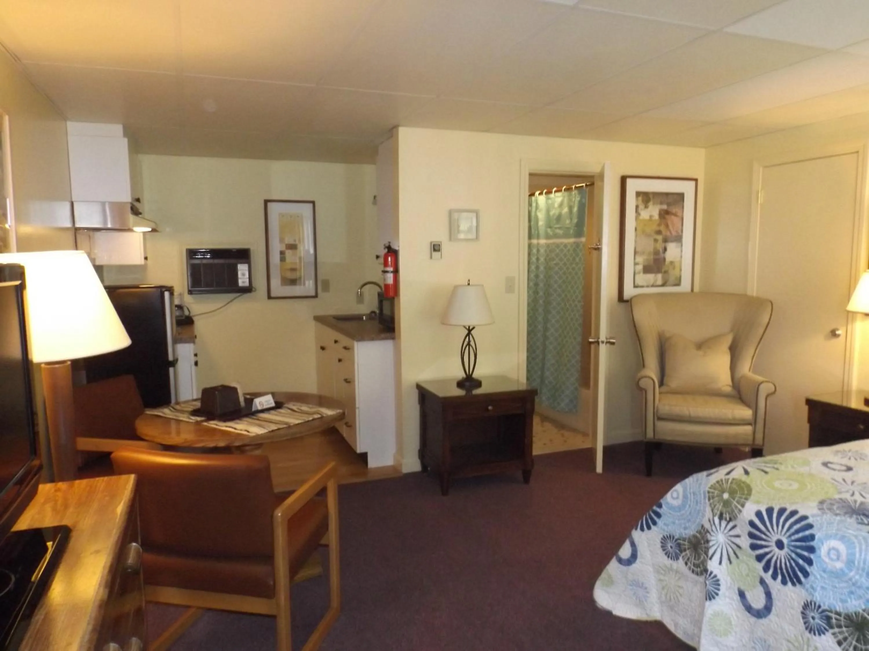 Kitchen or kitchenette, Bed in Footbridge North Hotel