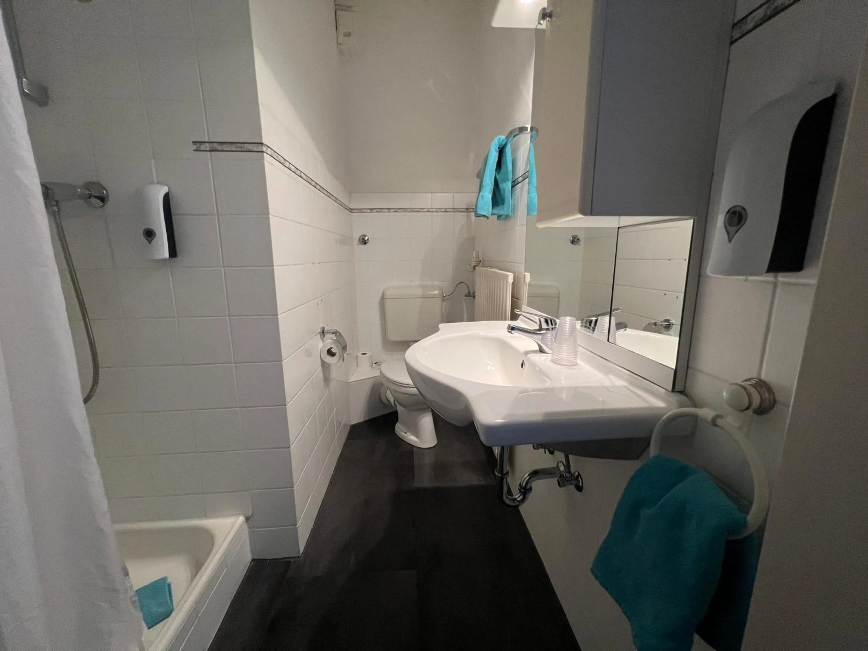 Bathroom in Hotel Hüttl