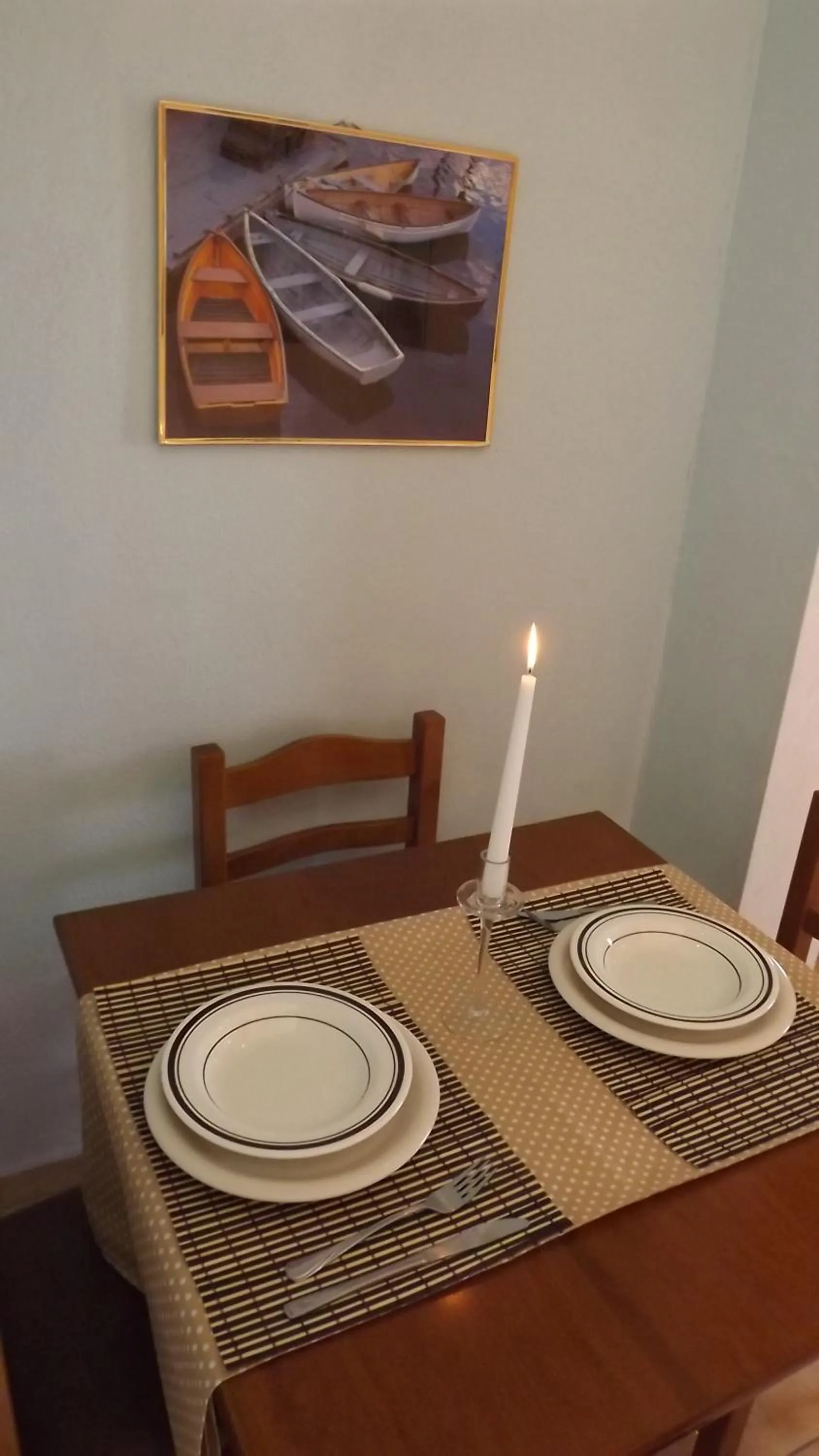 Dining area in Pefka Studios & Apartments