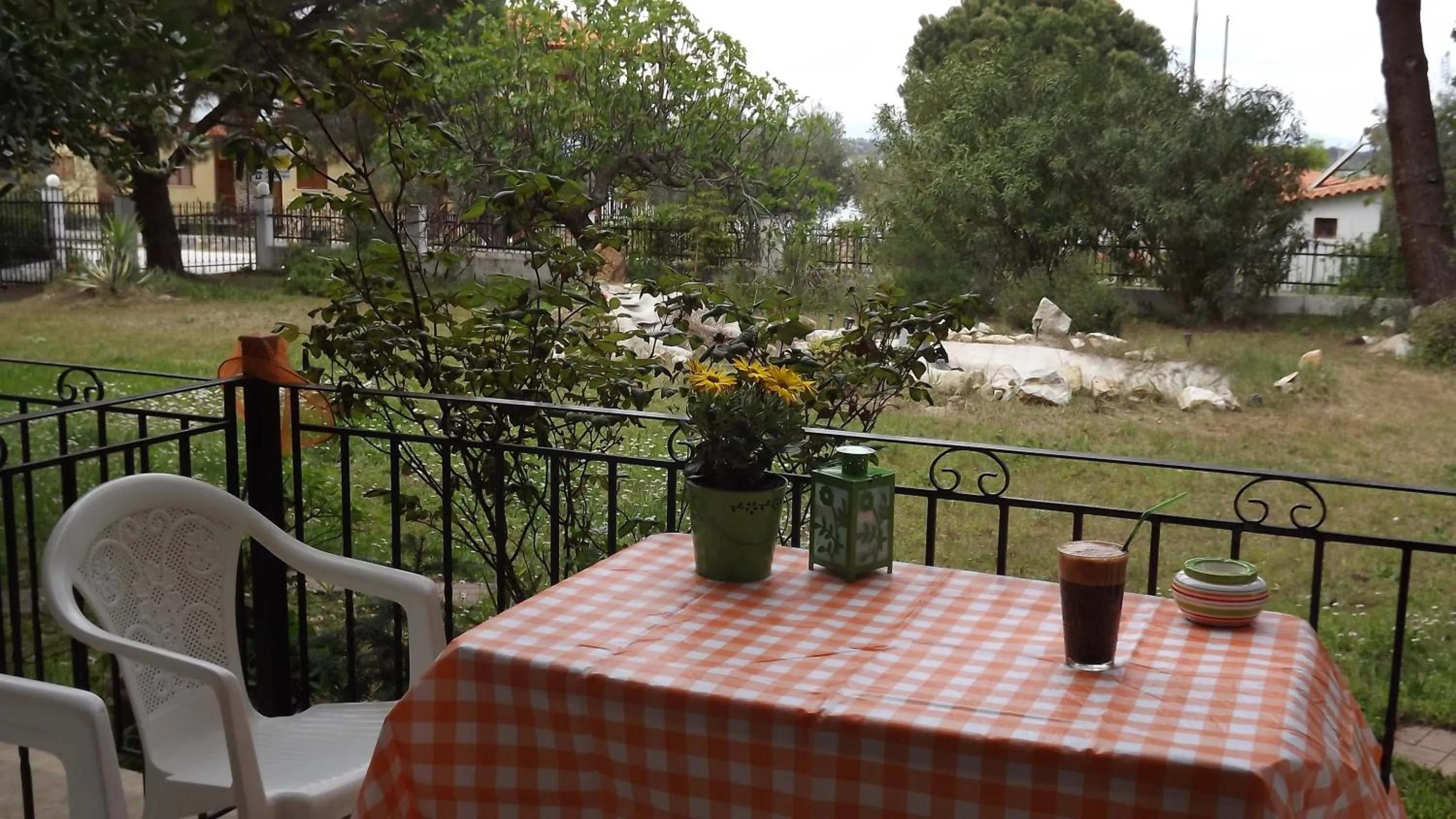 Balcony/Terrace in Pefka Studios & Apartments