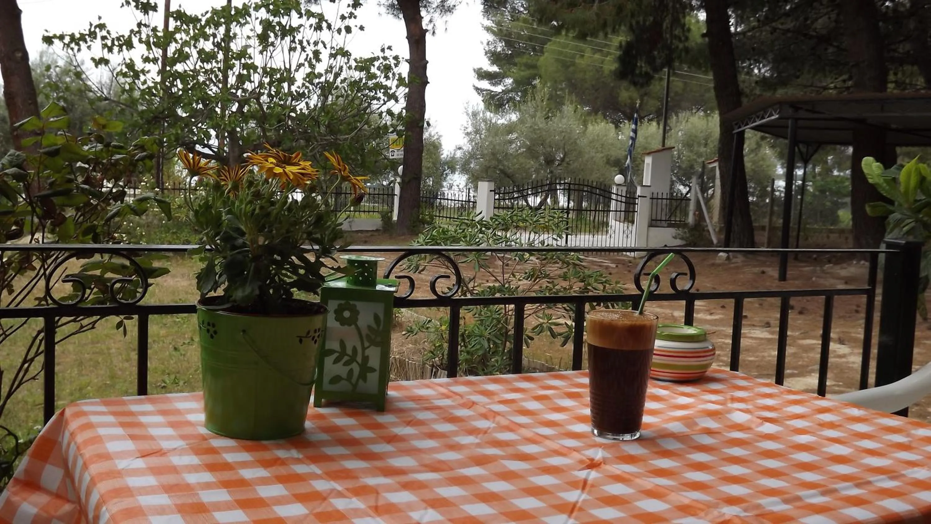 Balcony/Terrace in Pefka Studios & Apartments