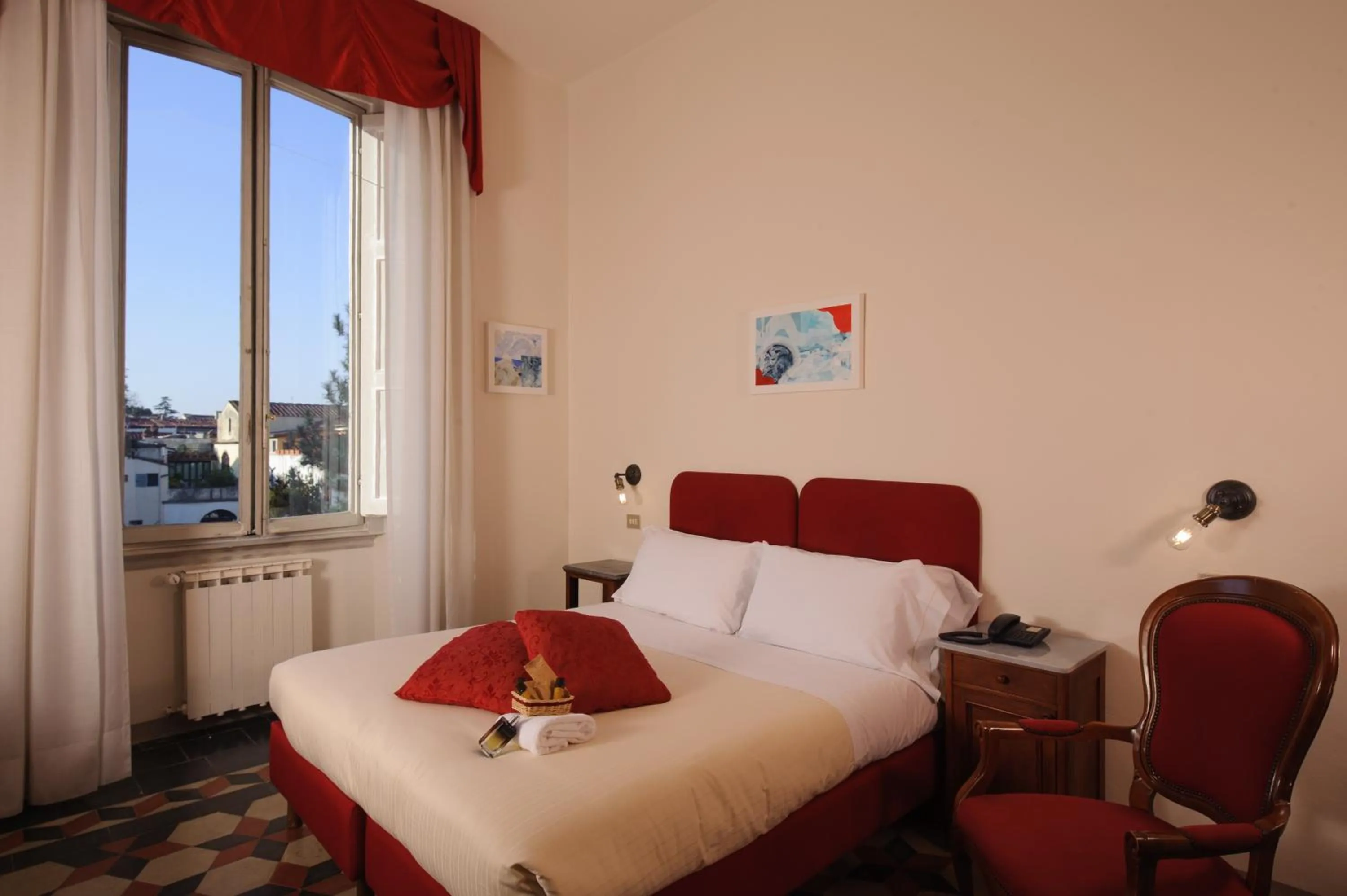 Decorative detail, Bed in Hotel Annalena