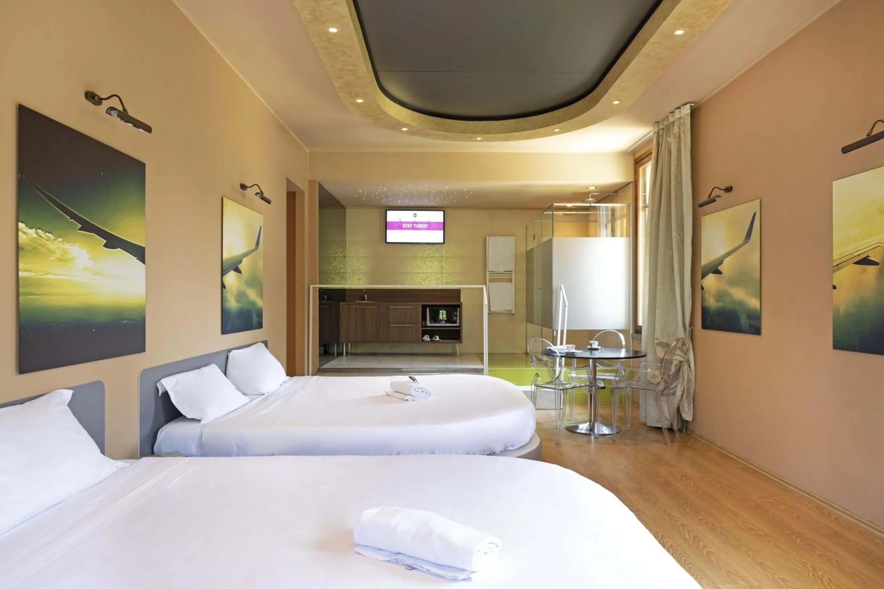 Photo of the whole room, Bed in B&B HOTEL Malpensa Lago Maggiore