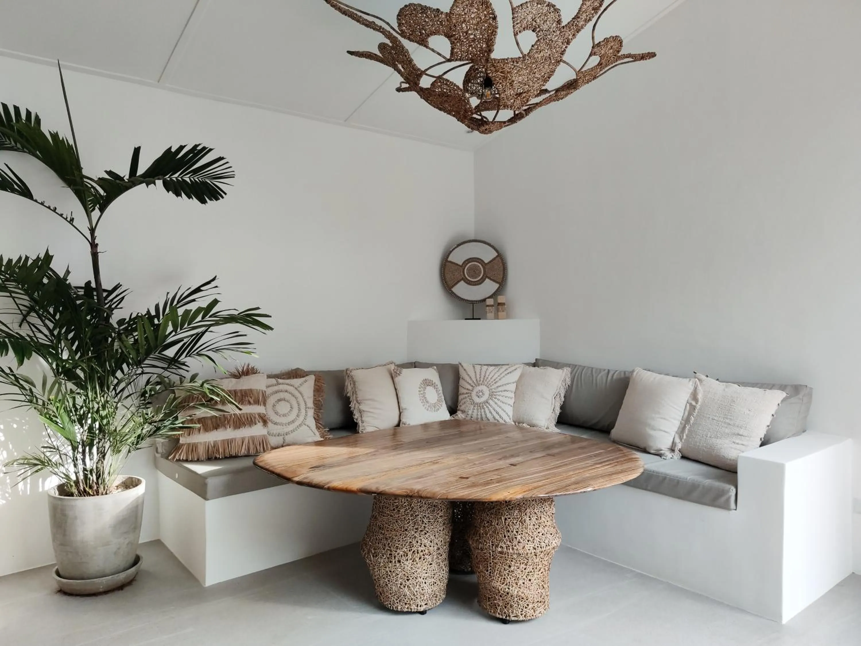 Living room in Bahala Na Villas