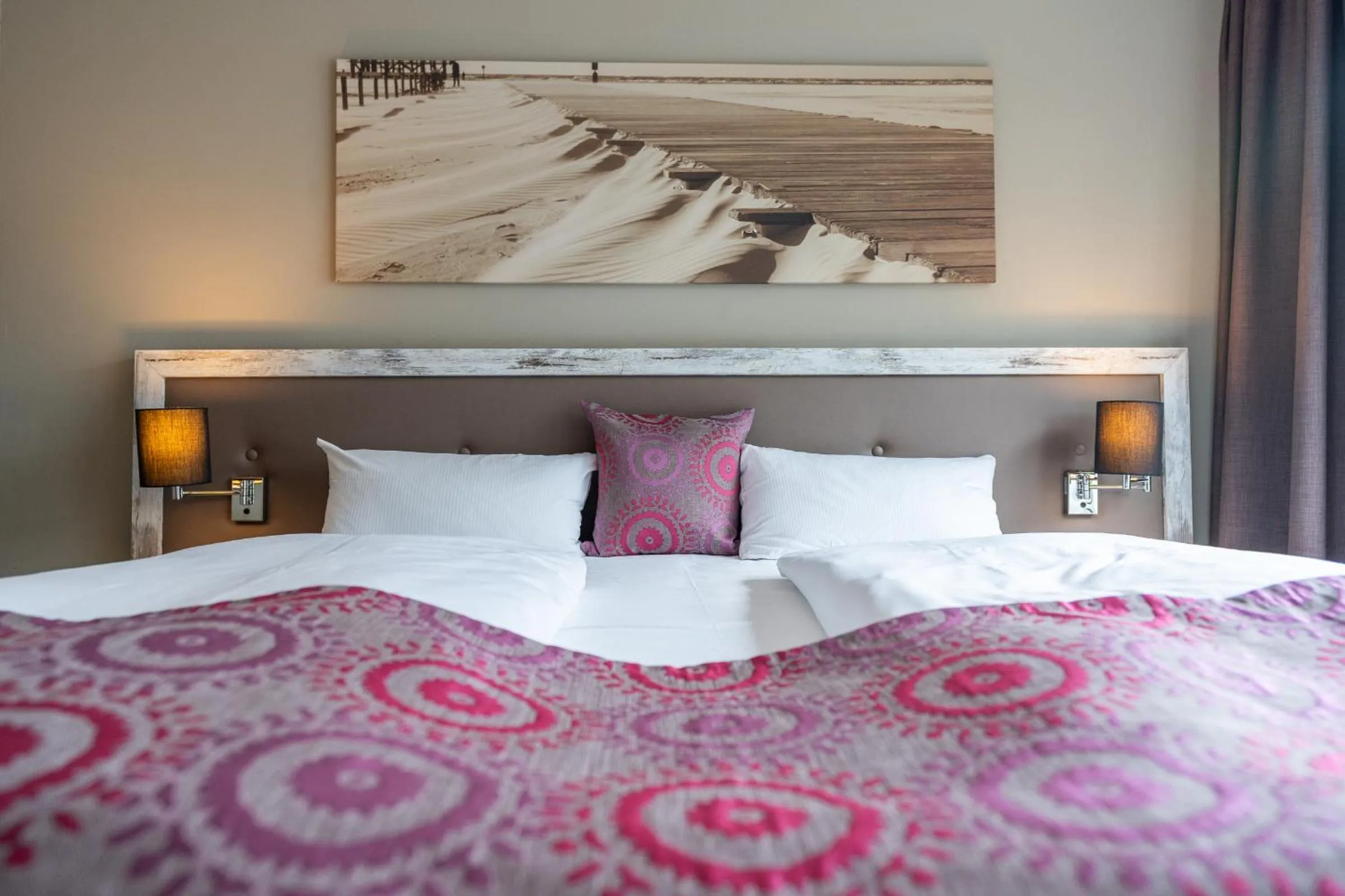 Bed in Hotel Strand No.1