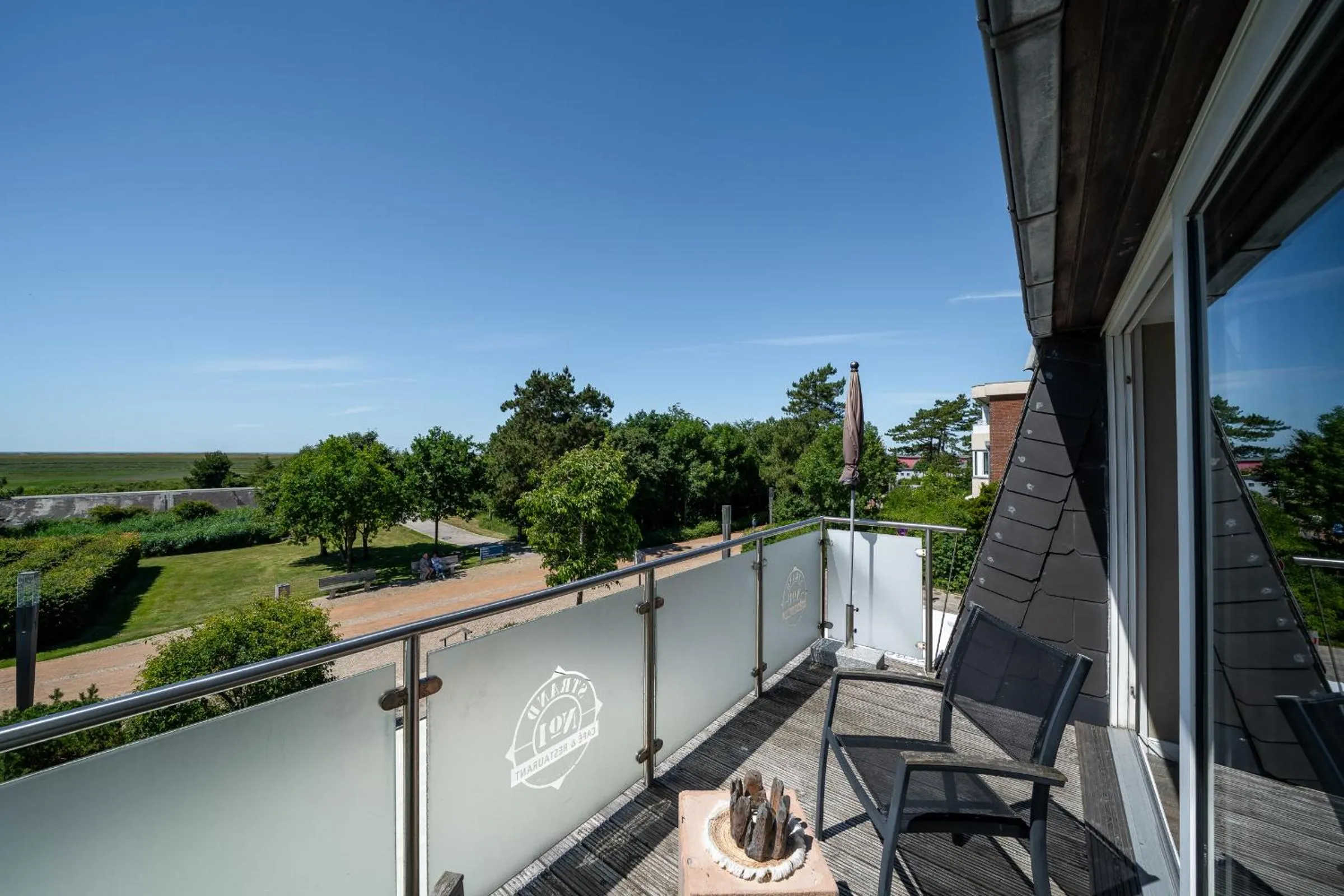 Balcony/Terrace in Hotel Strand No.1