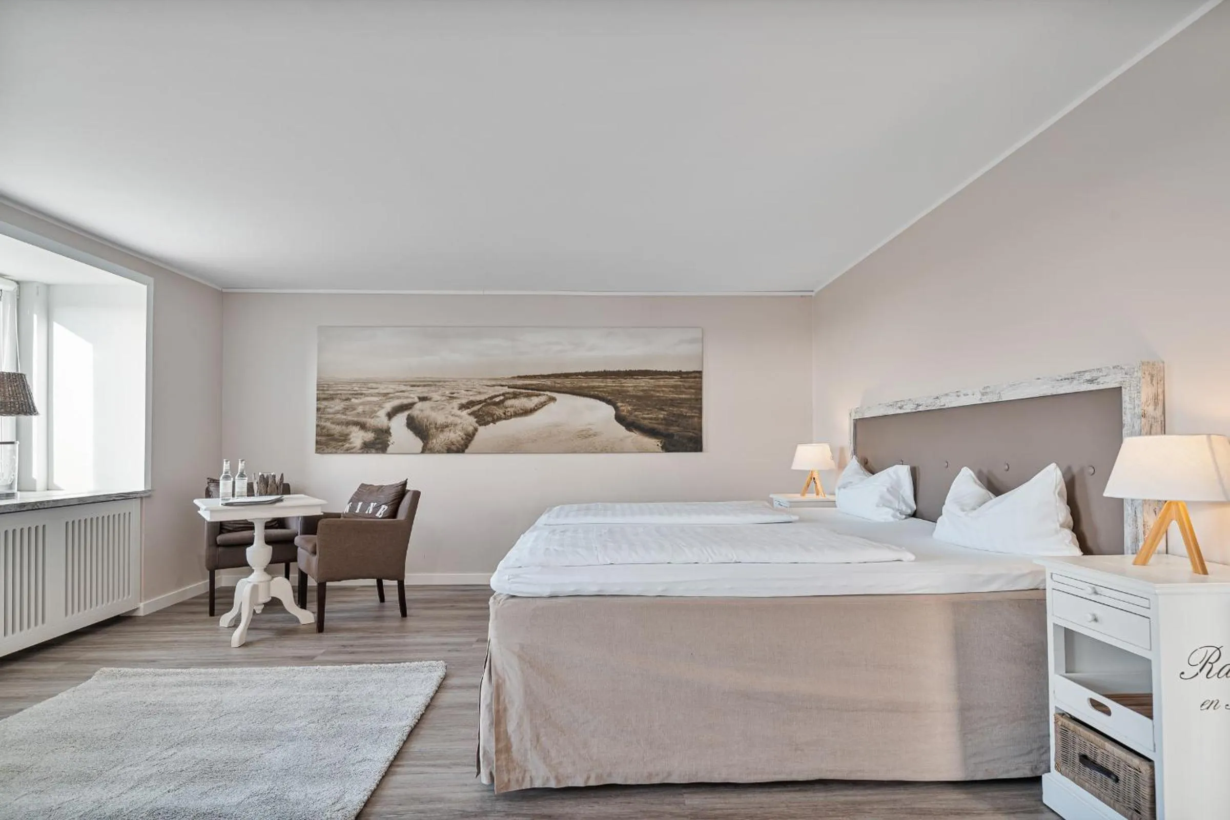 Bed in Hotel Strand No.1