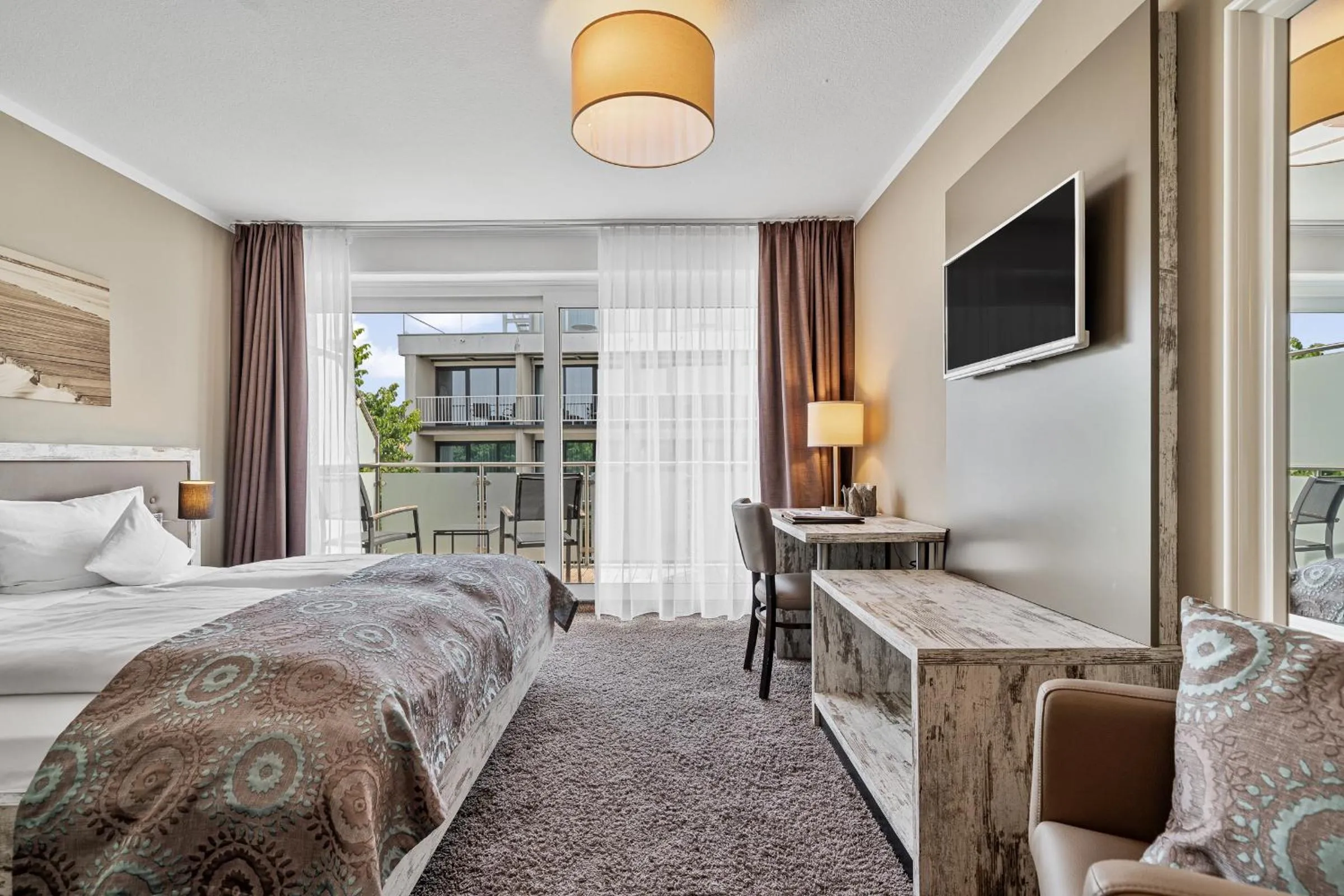 Bed in Hotel Strand No.1