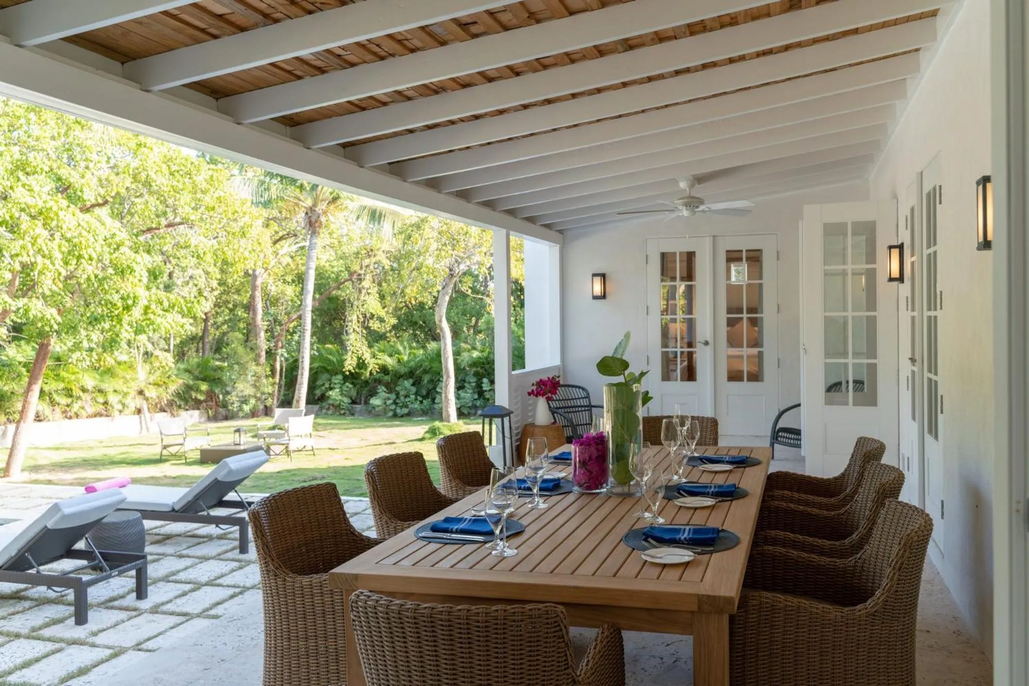 Patio in Pink Sands Resort