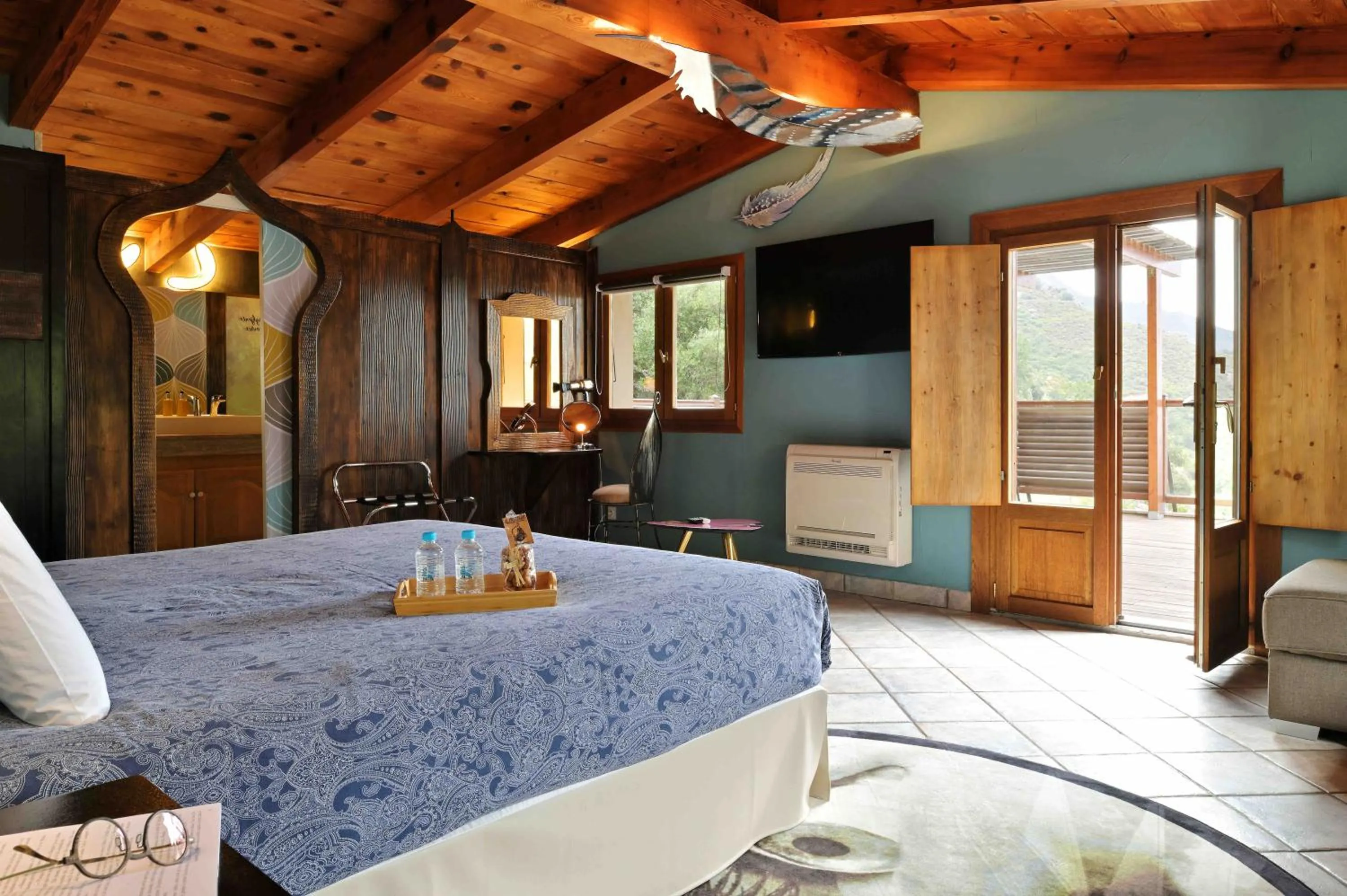 Bed in Hôtel Domaine A Flatta