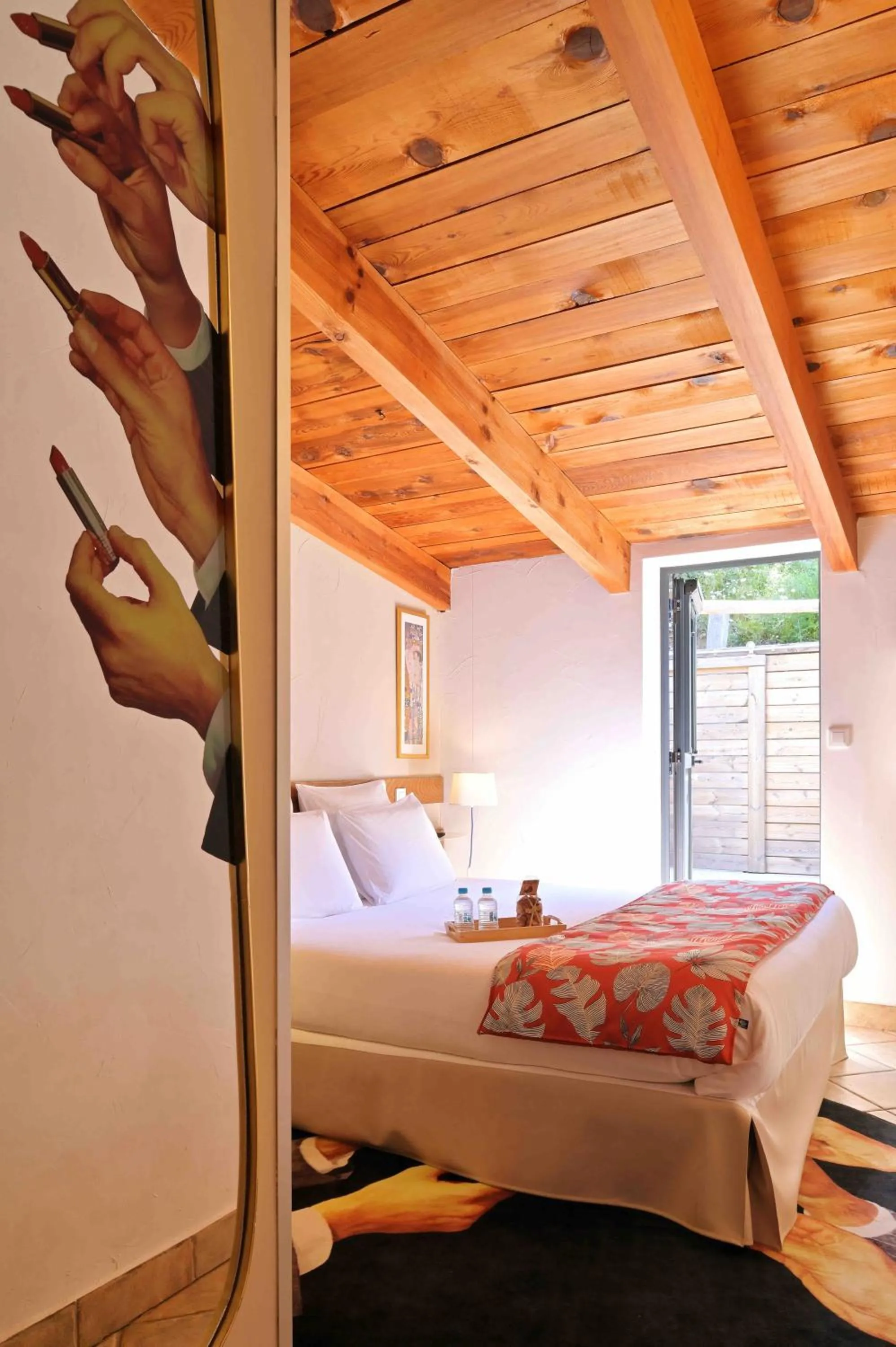 Bed in Hôtel Domaine A Flatta