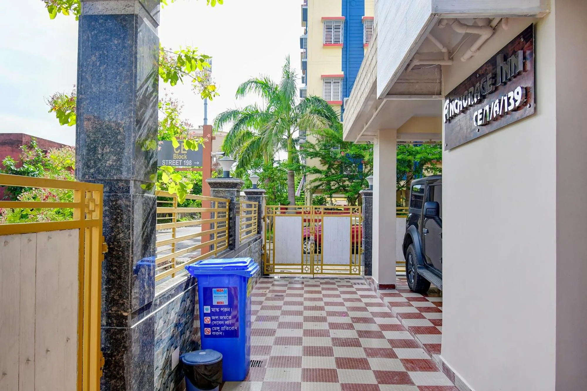 Parking in FabHotel Anchorage Inn - Nr Axis Mall