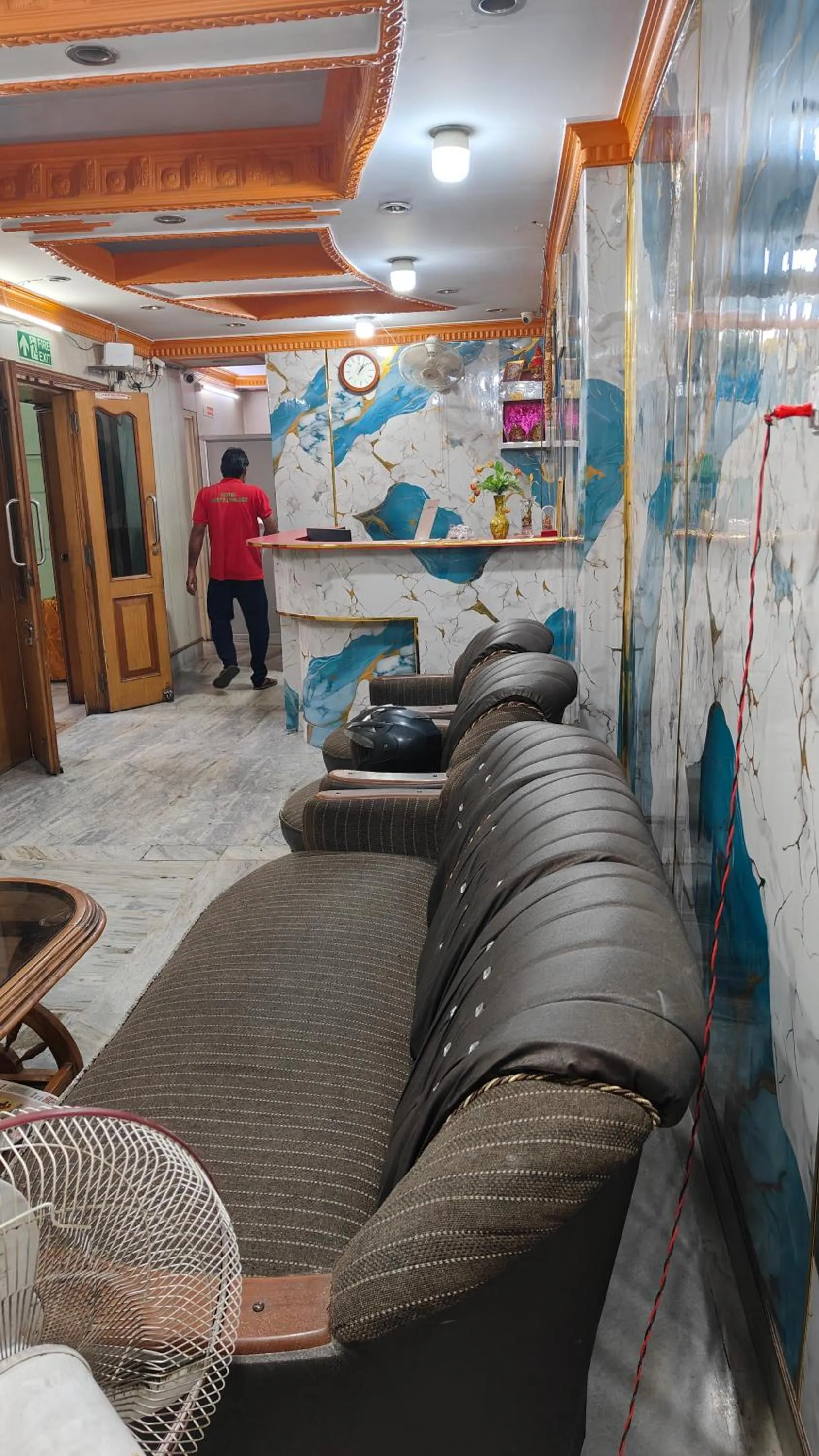 Seating area in Hotel Aditya Palace