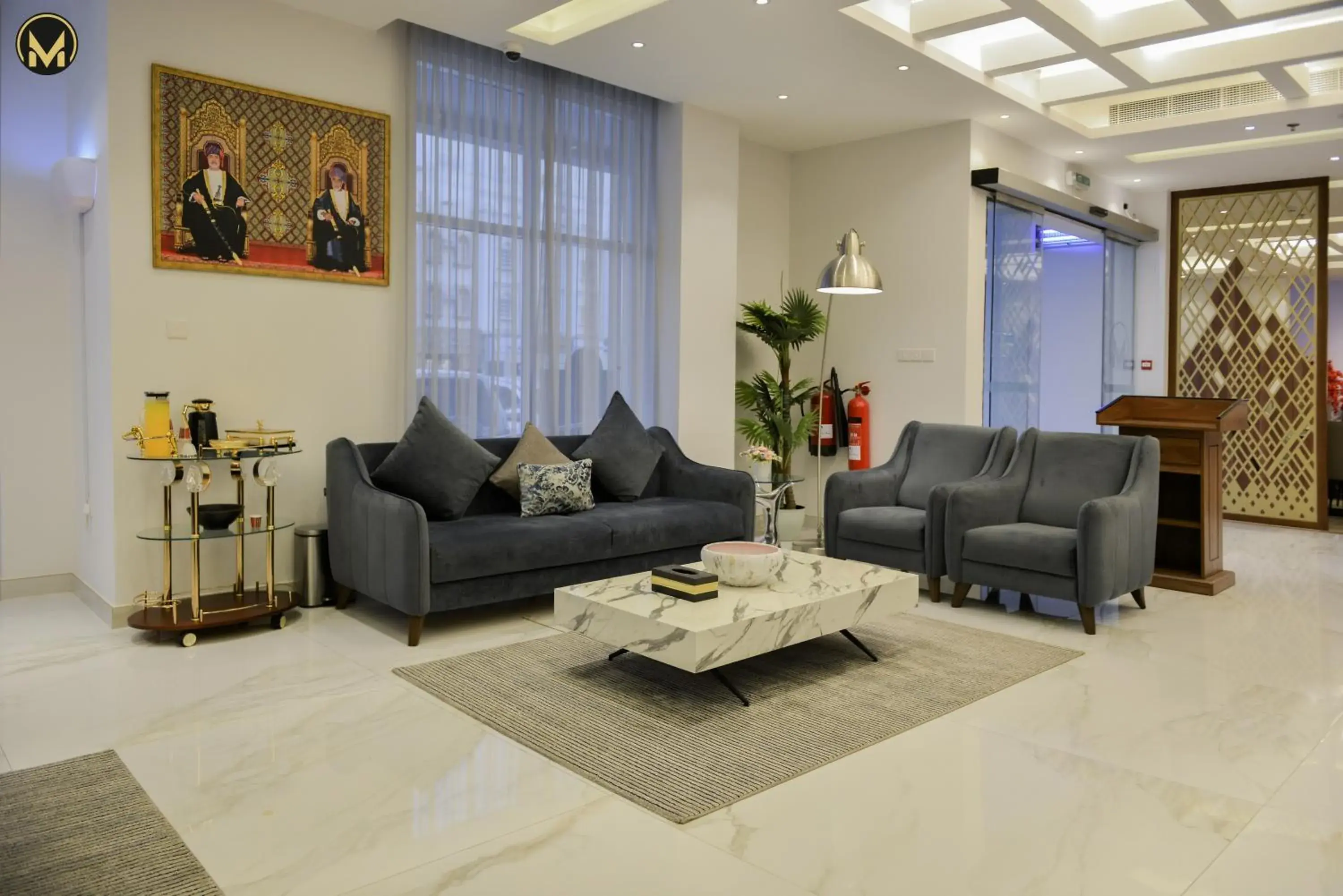 Lobby or reception in Muscat Express Hotel Lobby or reception in Muscat Express Hotel