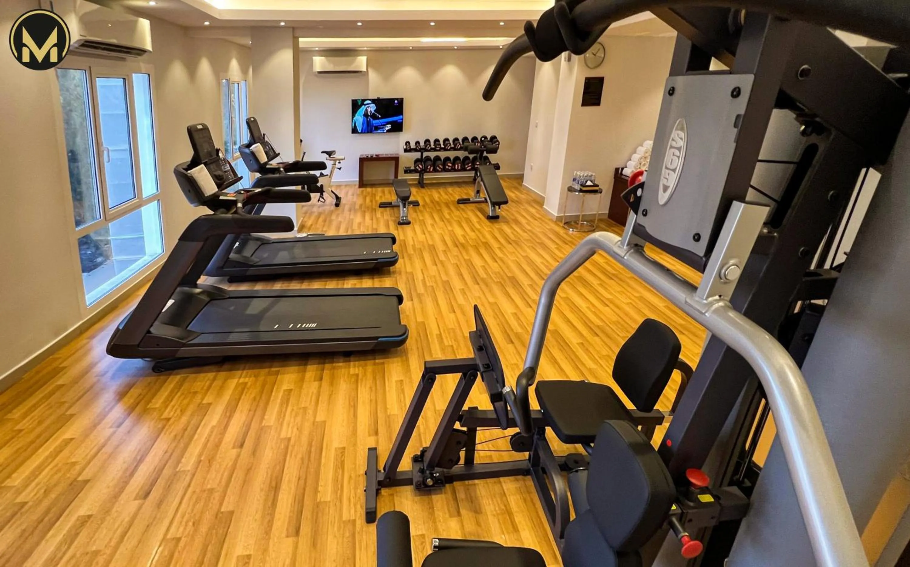 Fitness centre/facilities in Muscat Express Hotel