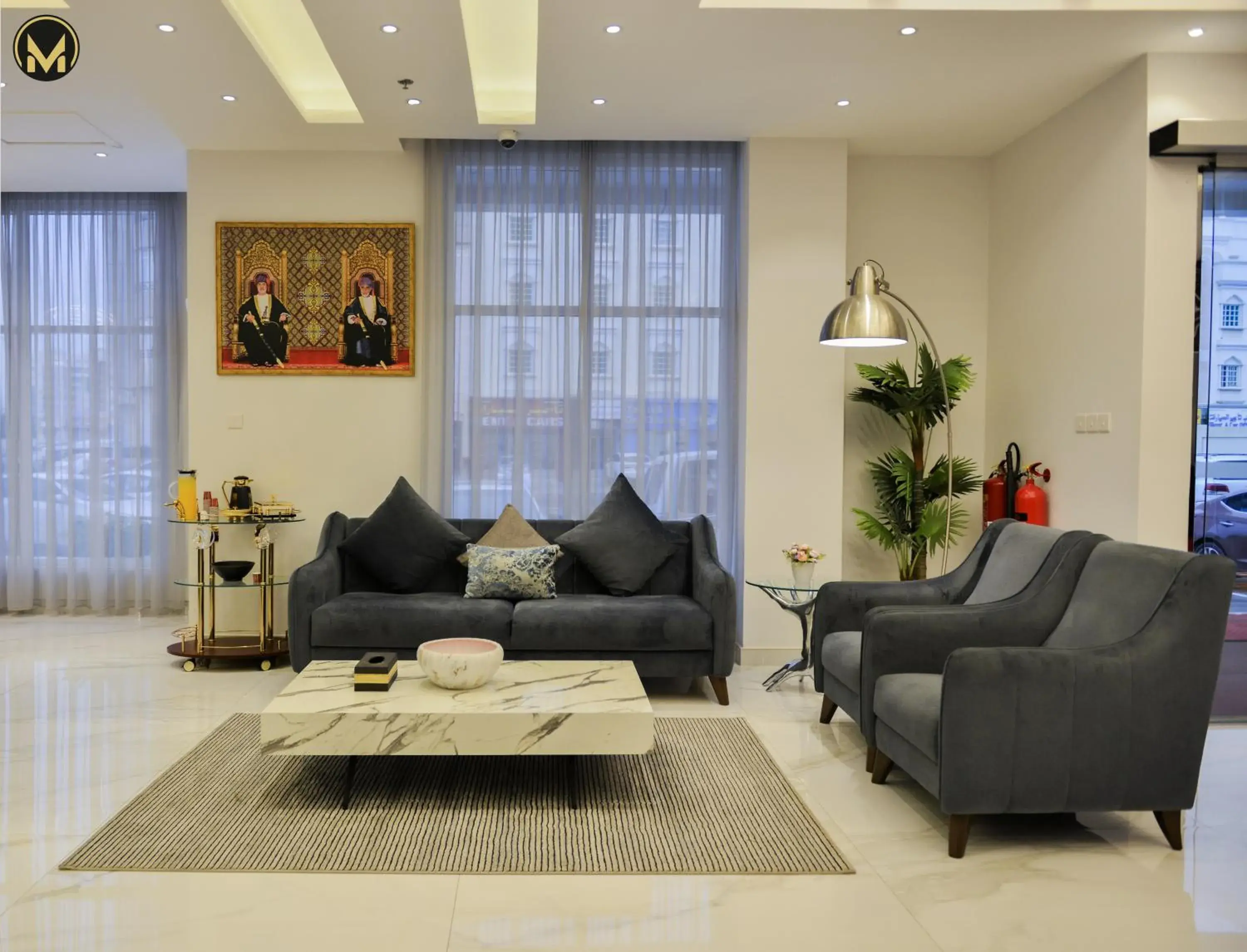 Lobby or reception in Muscat Express Hotel Lobby or reception in Muscat Express Hotel