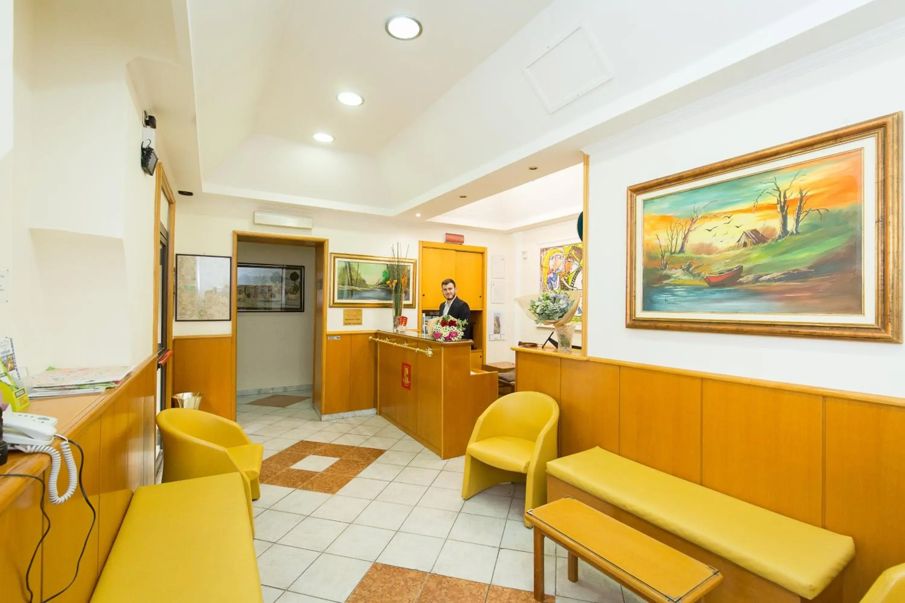 Lobby or reception in Hotel Concorde Lobby or reception in Hotel Concorde