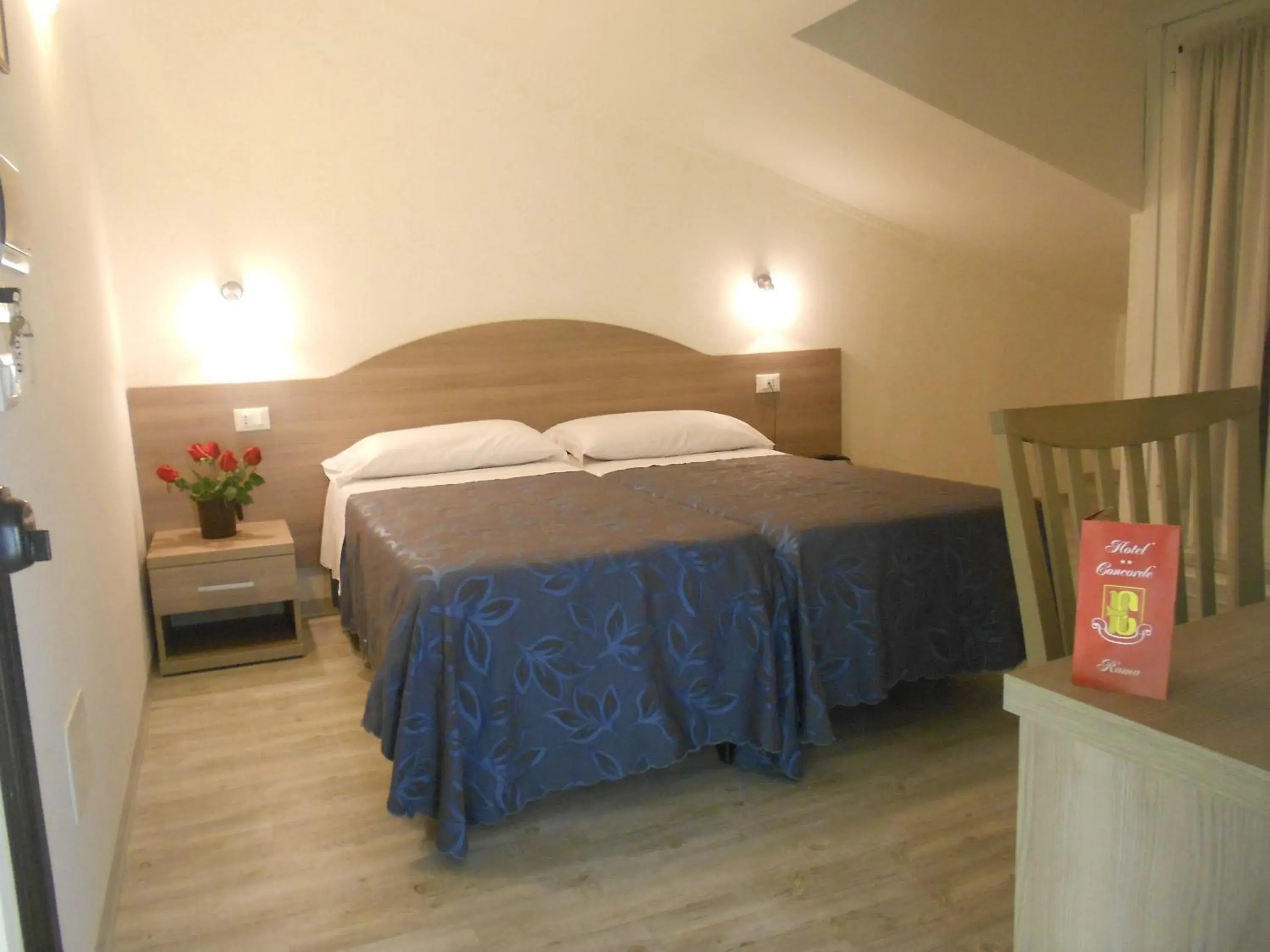 Bed in Hotel Concorde Bed in Hotel Concorde