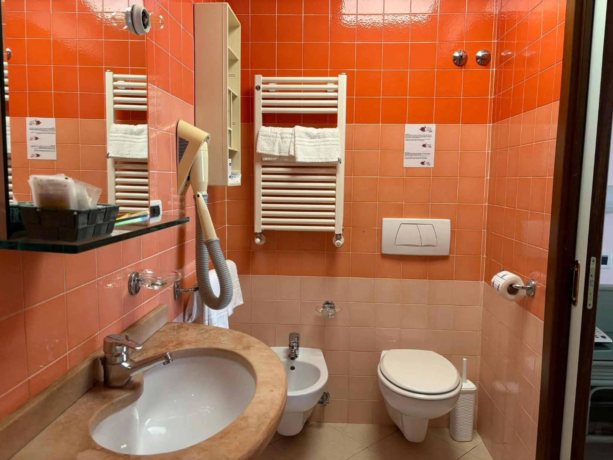 Bathroom in Hotel Delle Rose