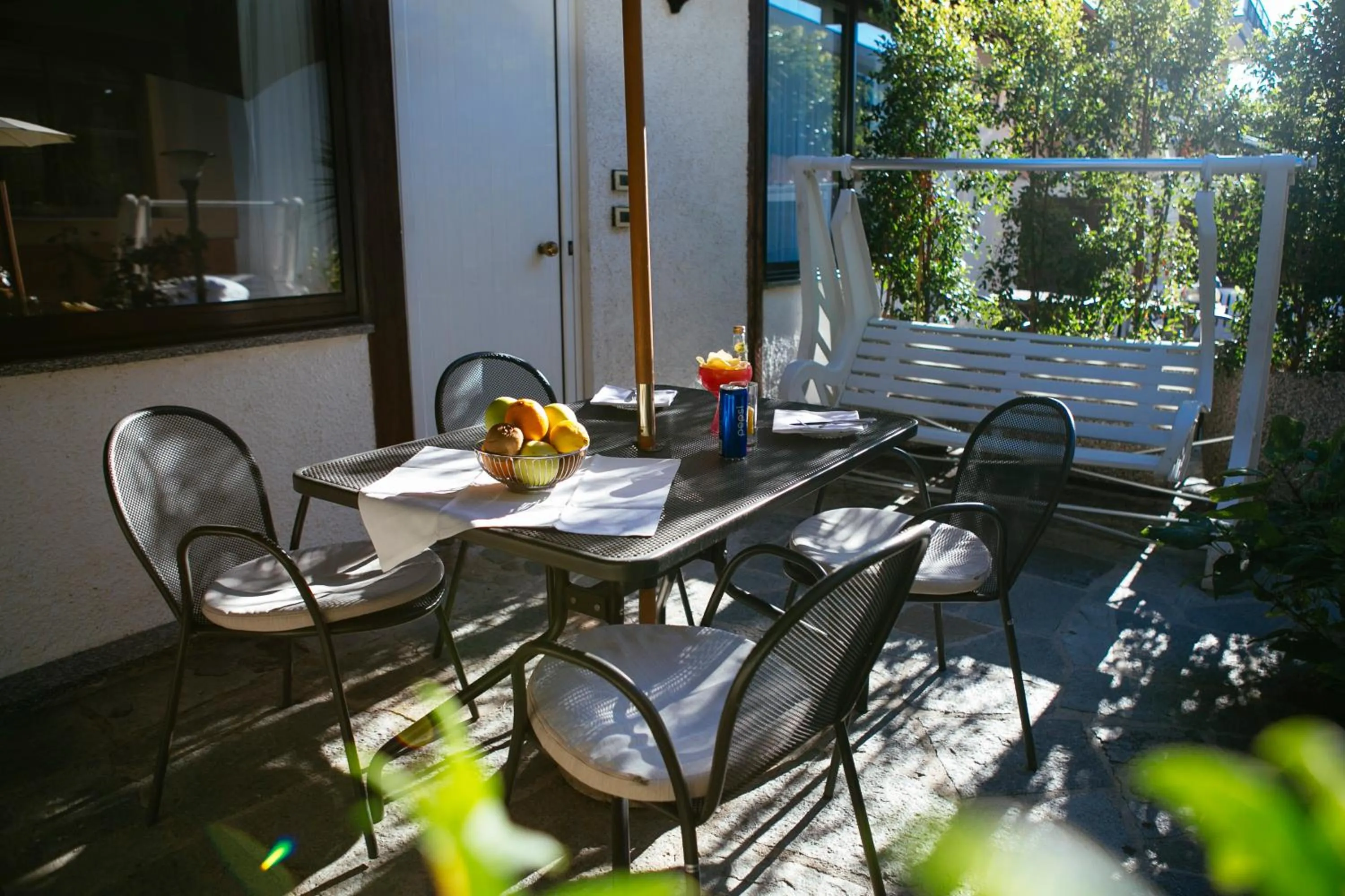 Patio in Hotel Delle Rose