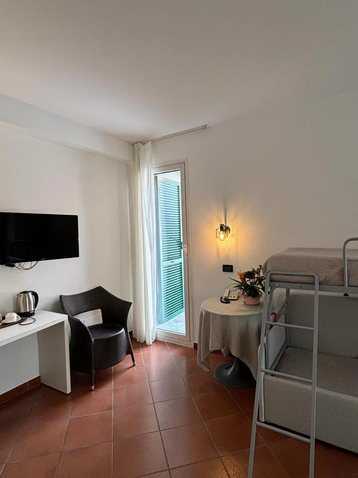 Bedroom, Bed in Hotel Delle Rose