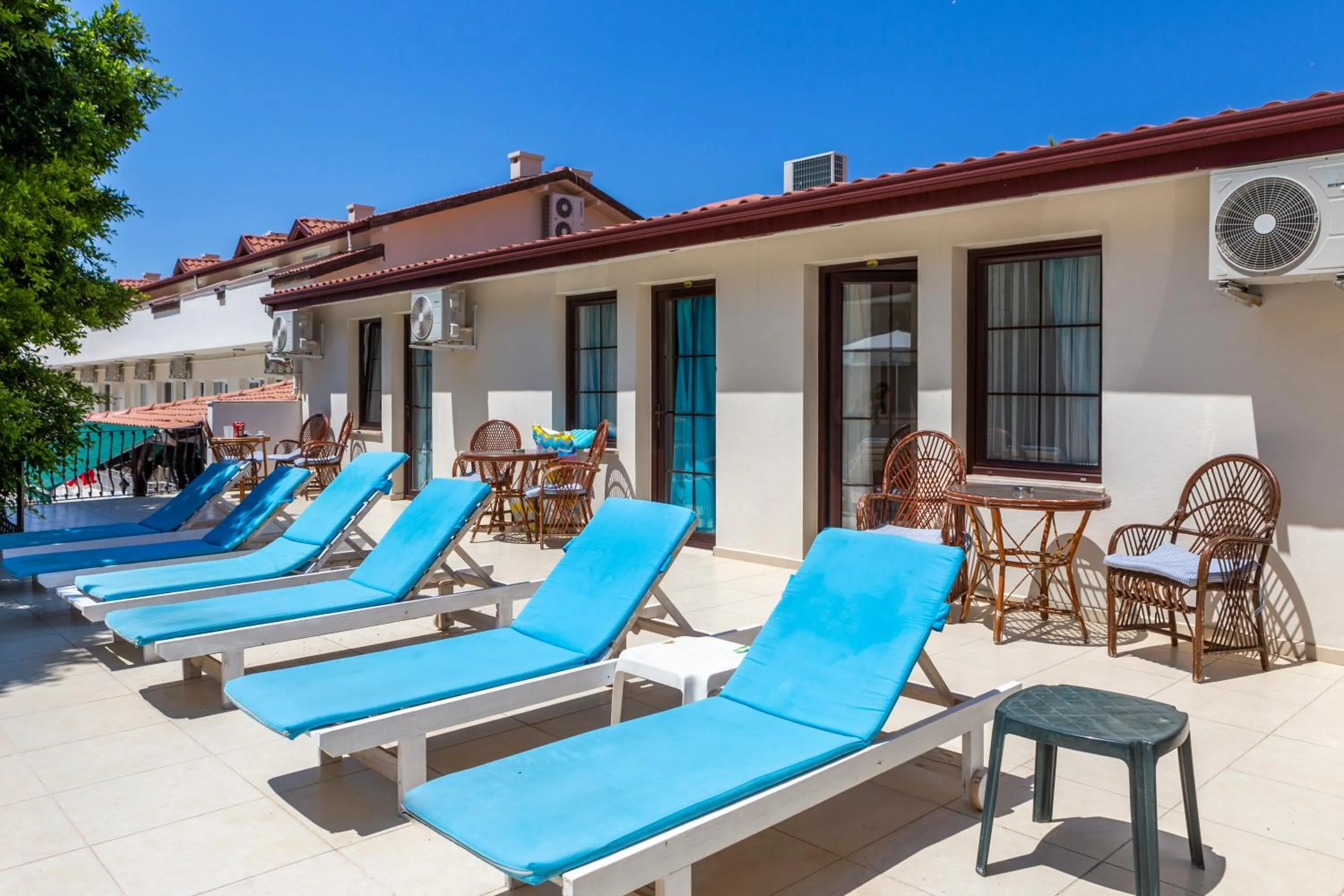 Patio in Marcan Beach Hotel ADULT ONLY